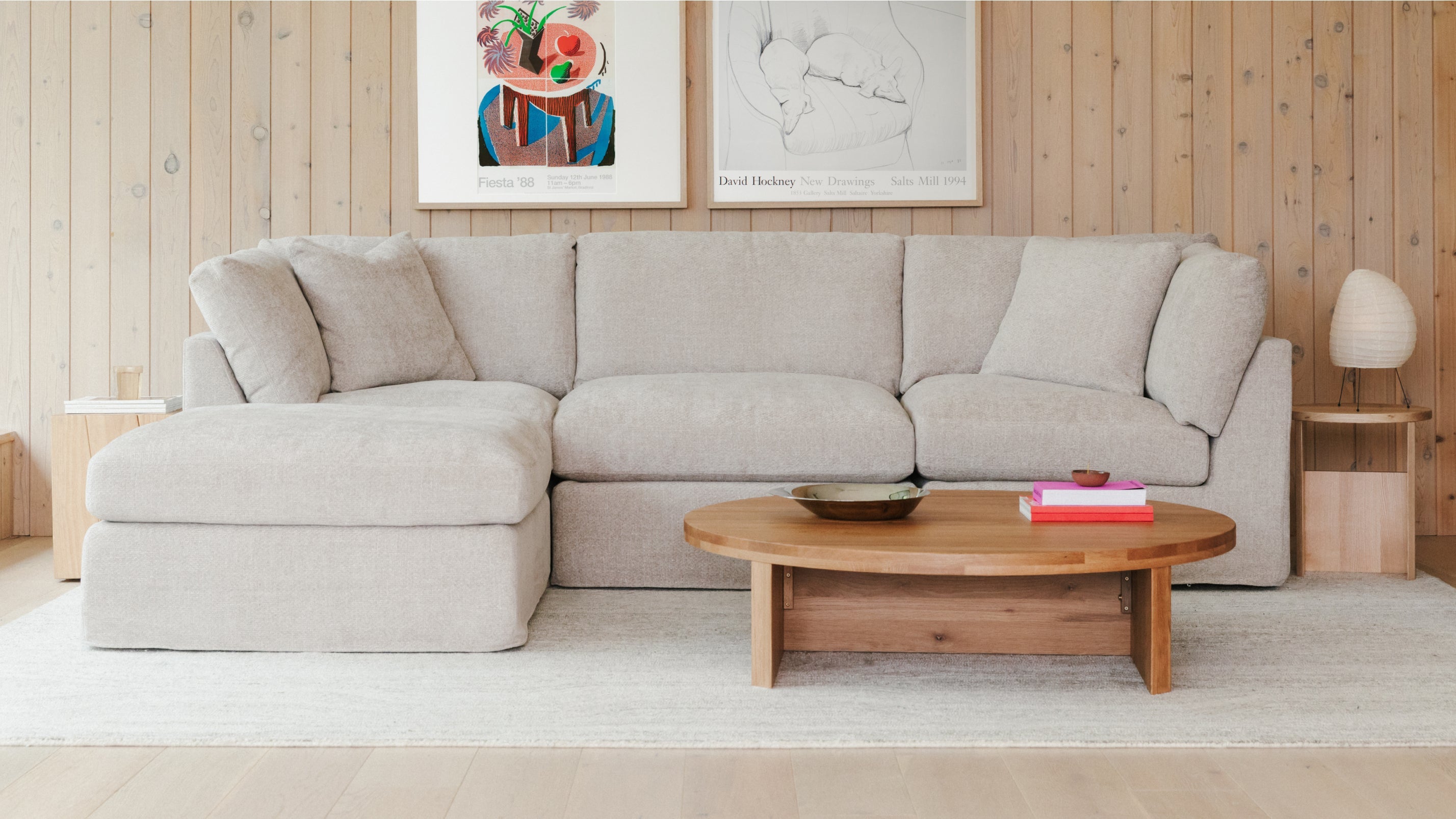 Get Together™ 5-Piece Modular Sectional Closed, Standard, Champagne
