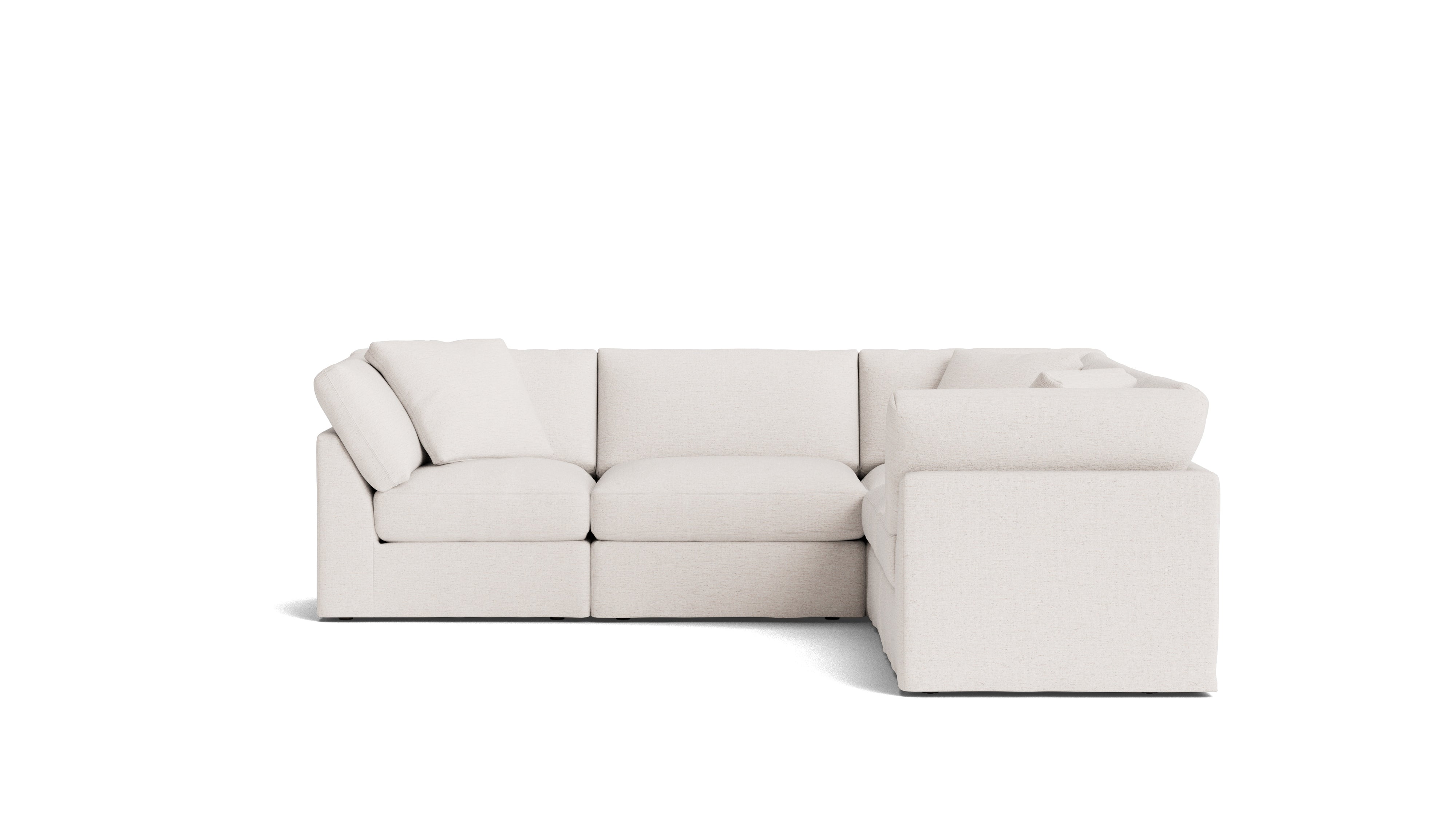 Get Together™ 5-Piece Modular Sectional Closed, Standard, Nomad Snow