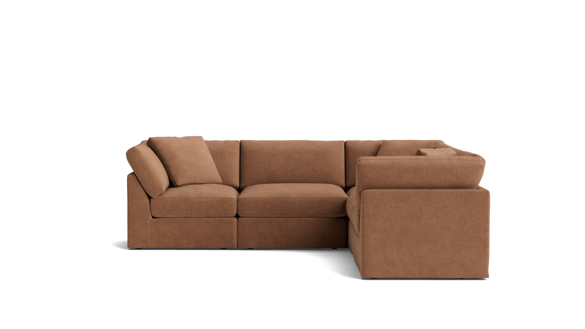 Get Together™ 5-Piece Modular Sectional Closed, Standard, Spice
