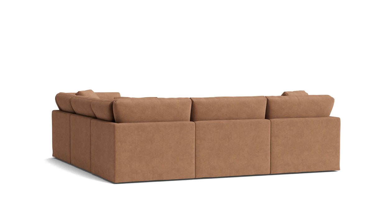 Get Together™ 5-Piece Modular Sectional Closed, Standard, Spice — alternate view