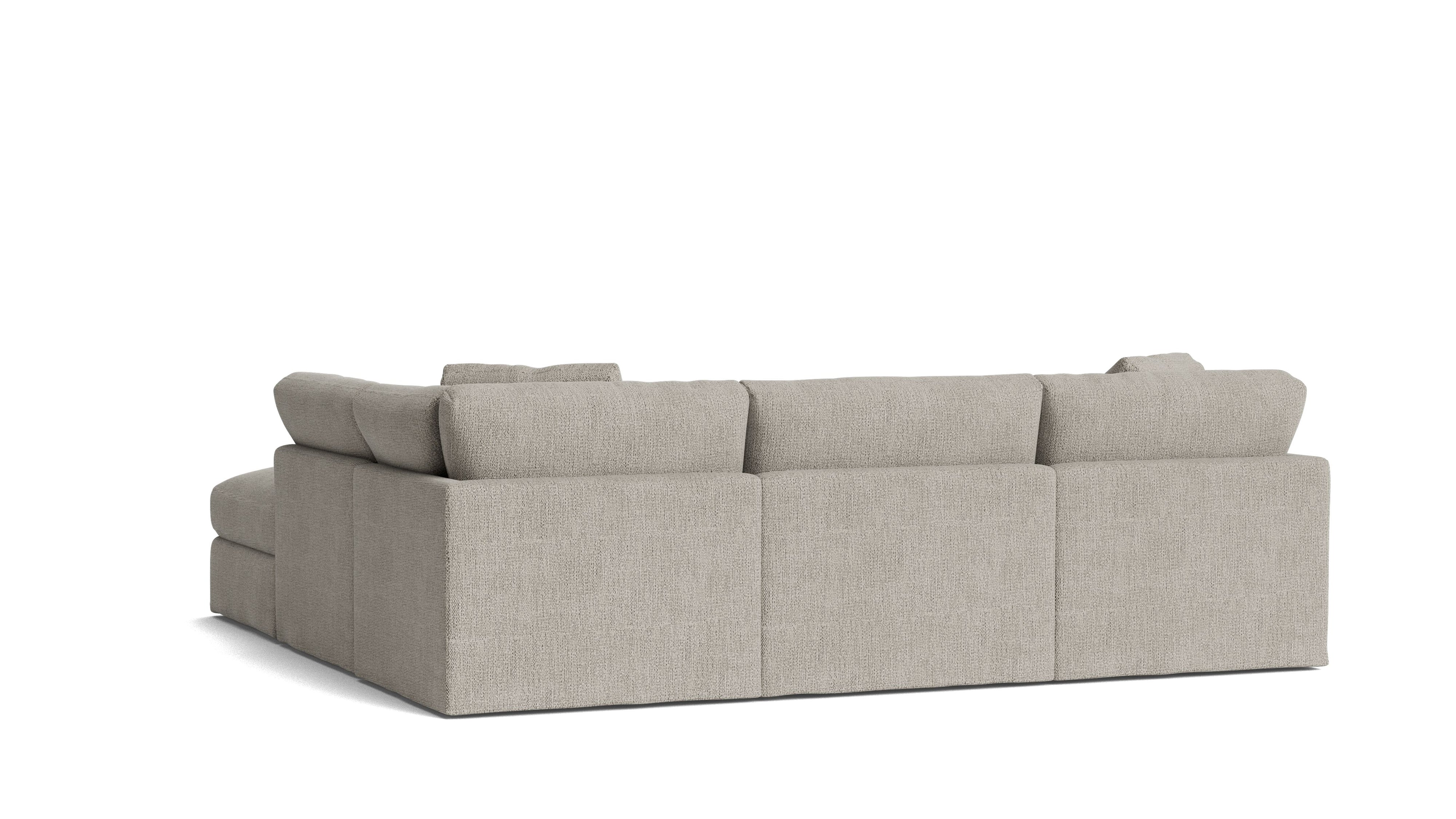 Get Together™ 5 - Piece Modular Sectional, Standard, Oatmeal - Sundays Company CanadaSEC-YJ-039-007