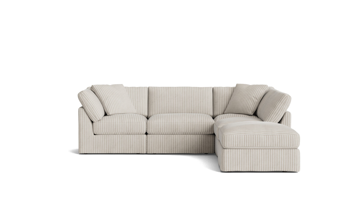 Get Together™ 5-Piece Modular Sectional, Standard, Newport Stripe