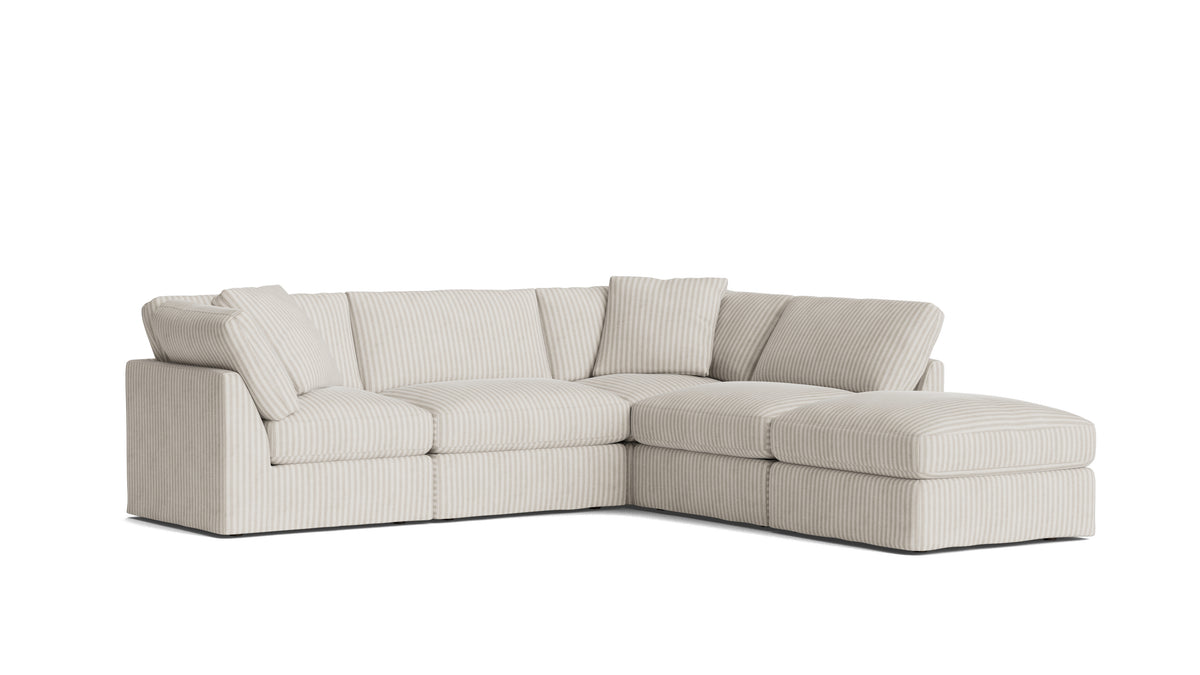 Get Together™ 5-Piece Modular Sectional, Standard, Newport Stripe