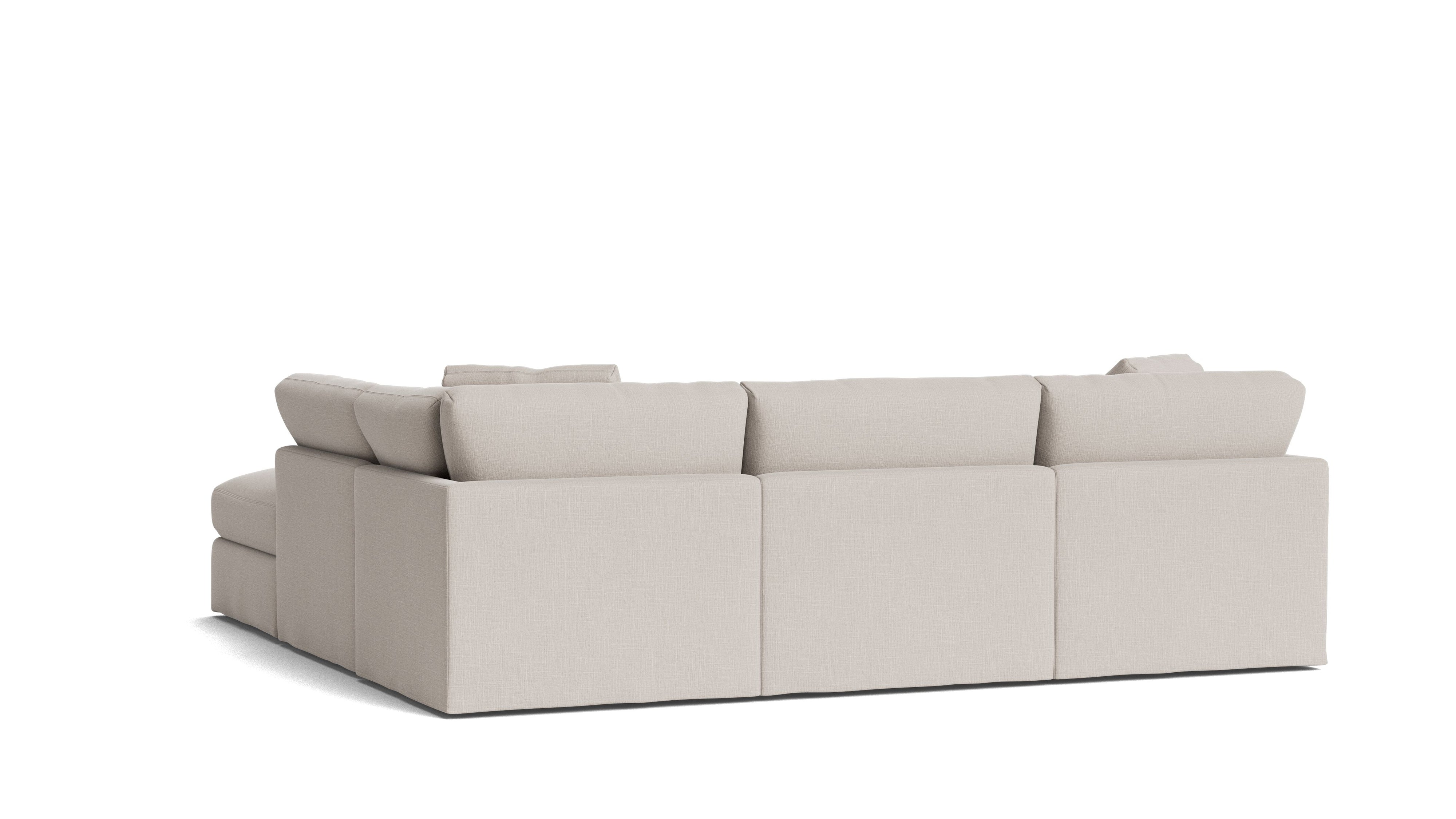 Get Together™ 5 - Piece Modular Sectional, Standard, Clay - Sundays Company CanadaSEC-YJ-039-015
