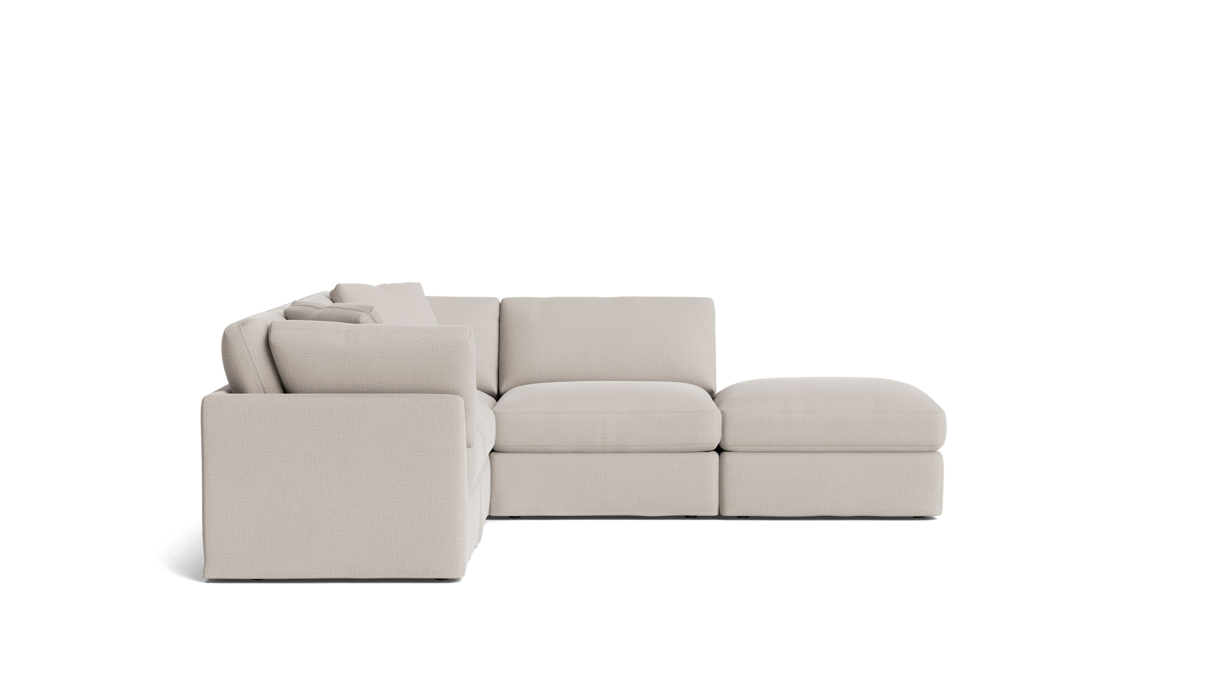 Get Together™ 5 - Piece Modular Sectional, Standard, Clay - Sundays Company CanadaSEC-YJ-039-015