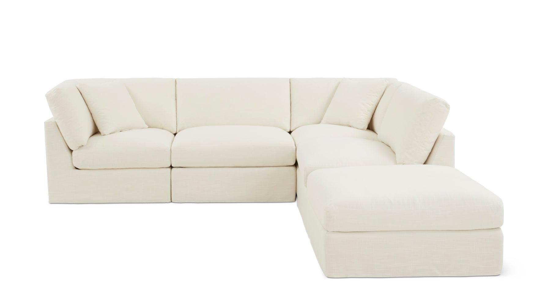 Get Together™ 5-Piece Modular Sectional, Standard, Cream Linen_image