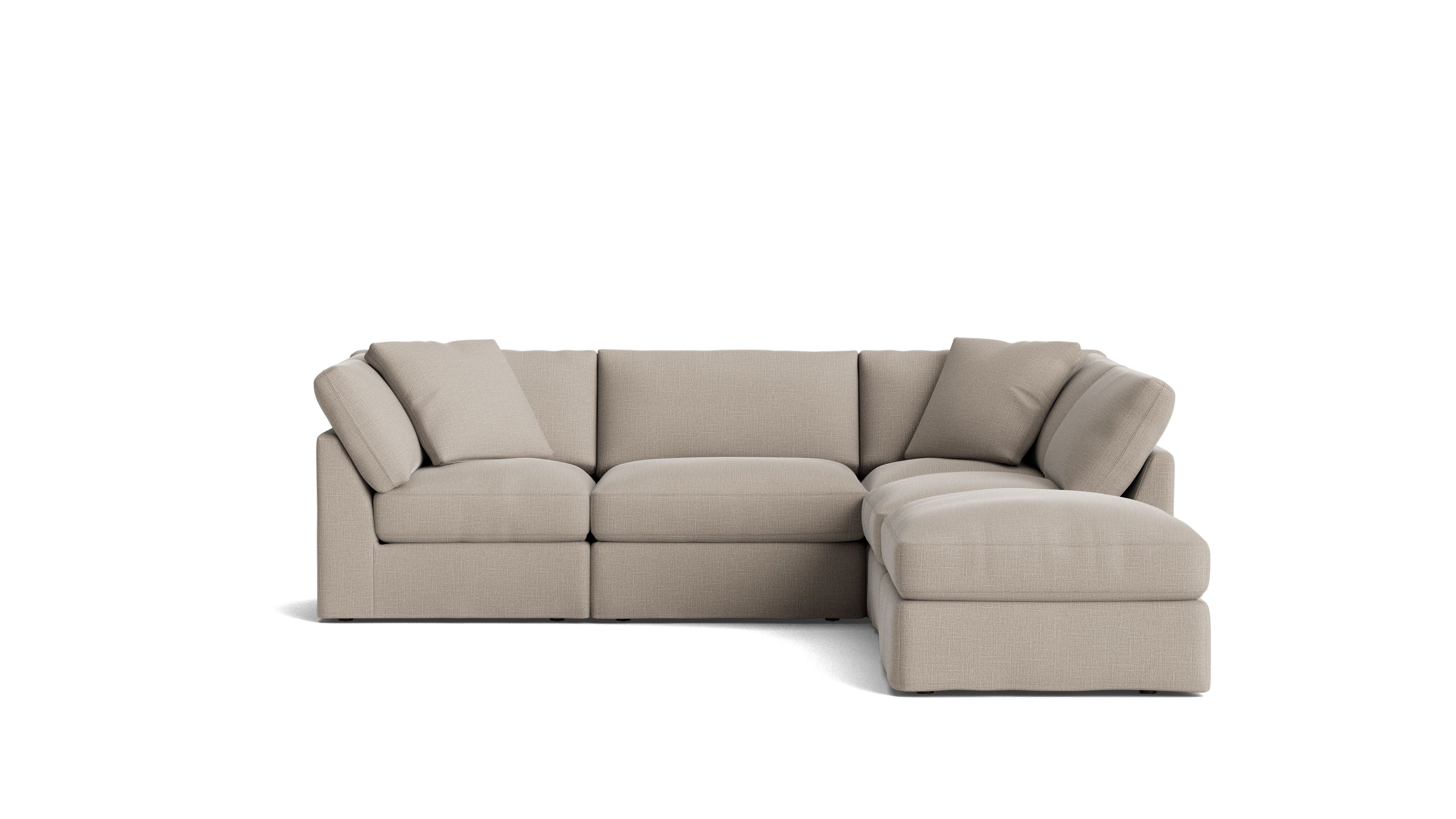 Get Together™ 5 - Piece Modular Sectional, Standard, Light Pebble - Sundays Company CanadaSEC-YJ-039-029
