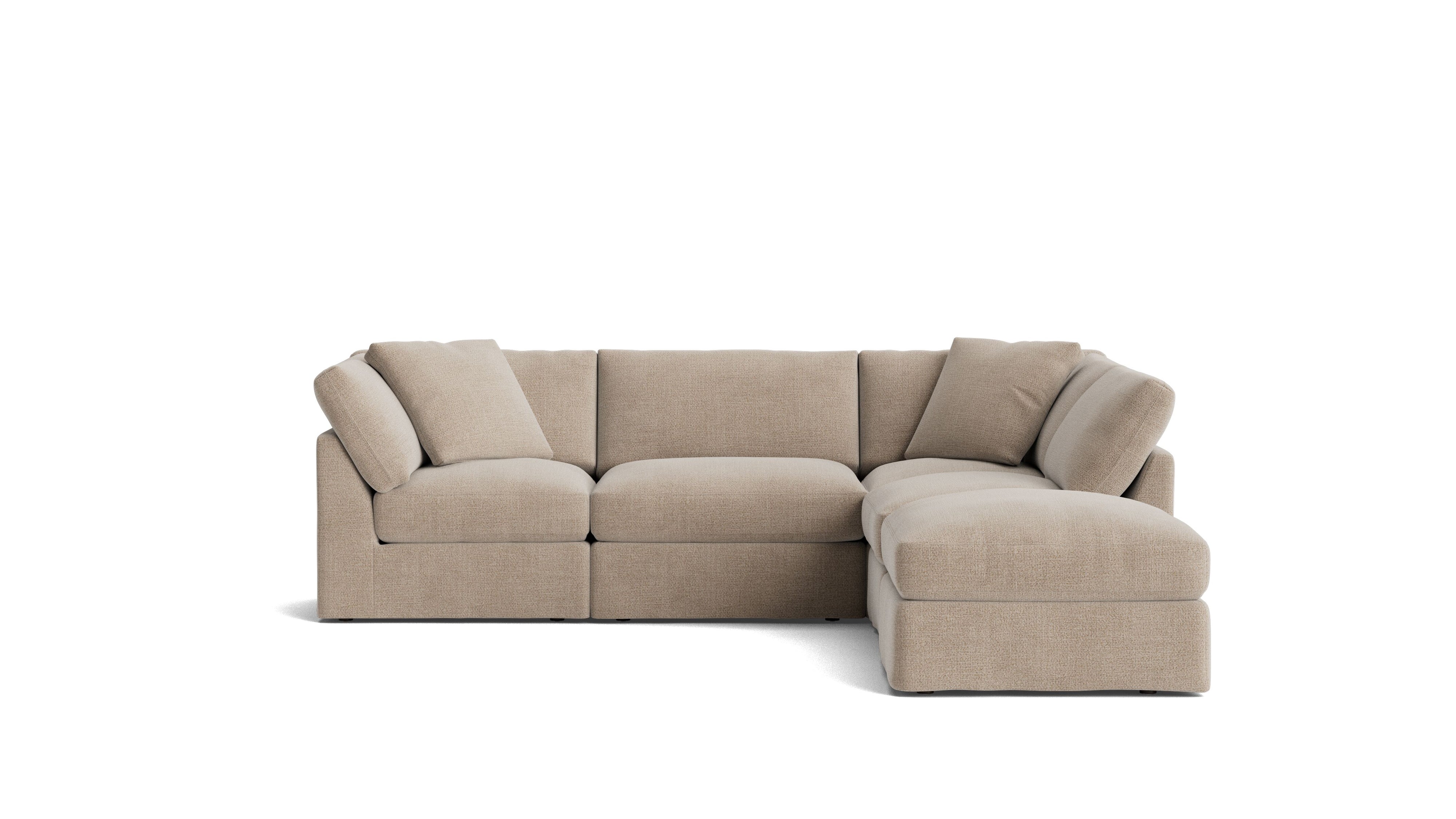 Get Together™ 5 - Piece Modular Sectional, Standard, Champagne - Sundays Company CanadaSEC-YJ-039-041