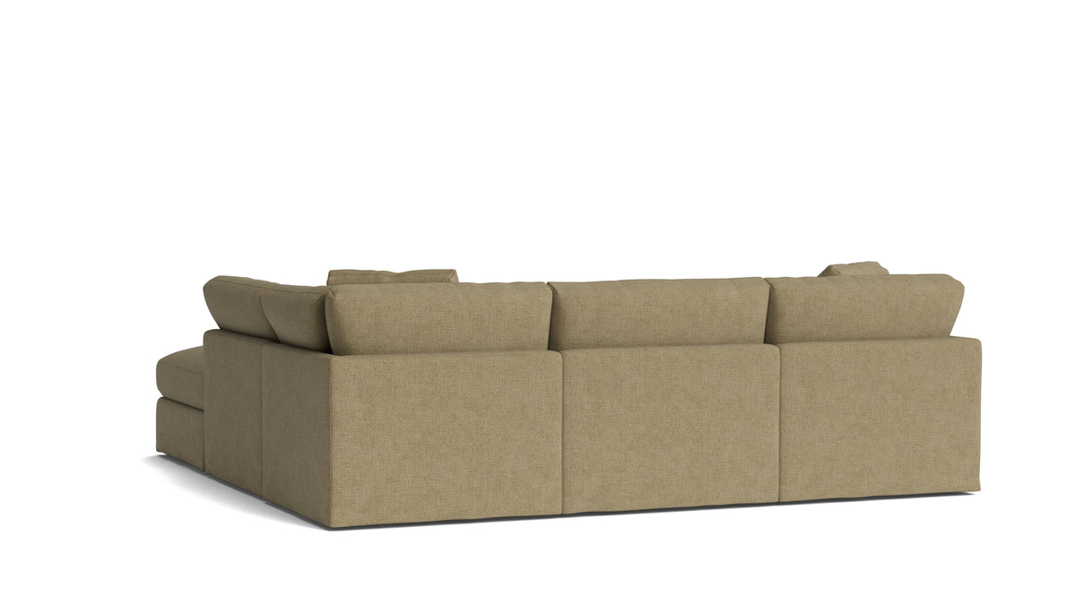 Get Together™ 5-Piece Modular Sectional, Standard, Olive — alternate view