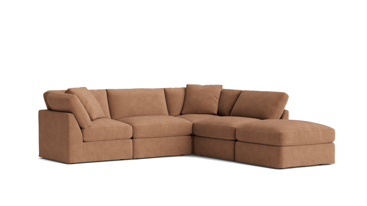 Get Together™ 5-Piece Modular Sectional, Standard, Spice