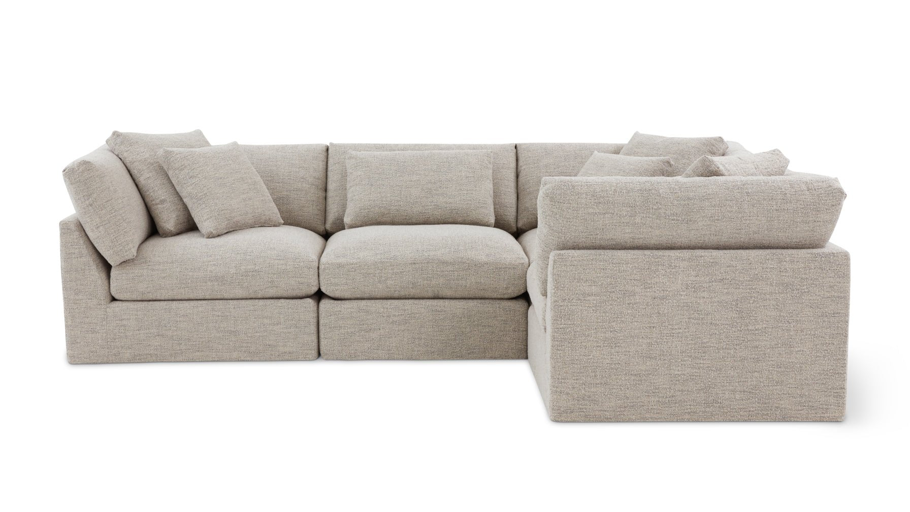 Get Together™ 4-Piece Modular Sectional Closed, Standard, Oatmeal_image