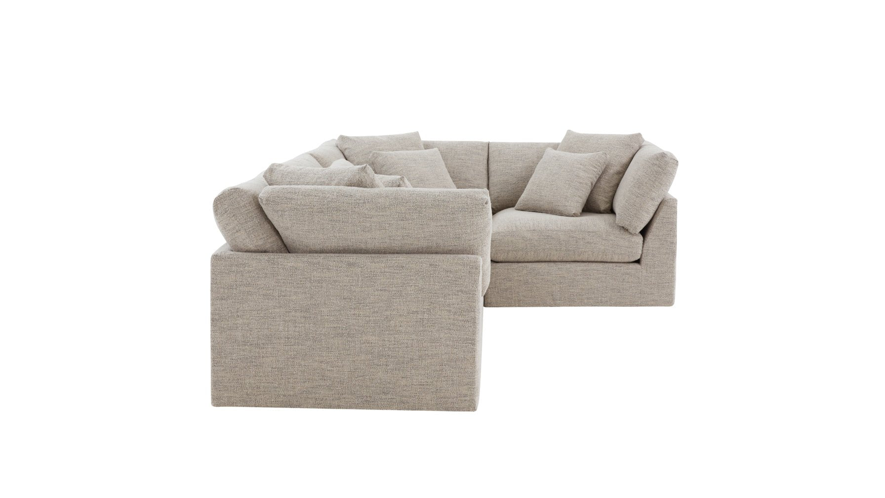 Get Together™ 4-Piece Modular Sectional Closed, Standard, Oatmeal - Image 9