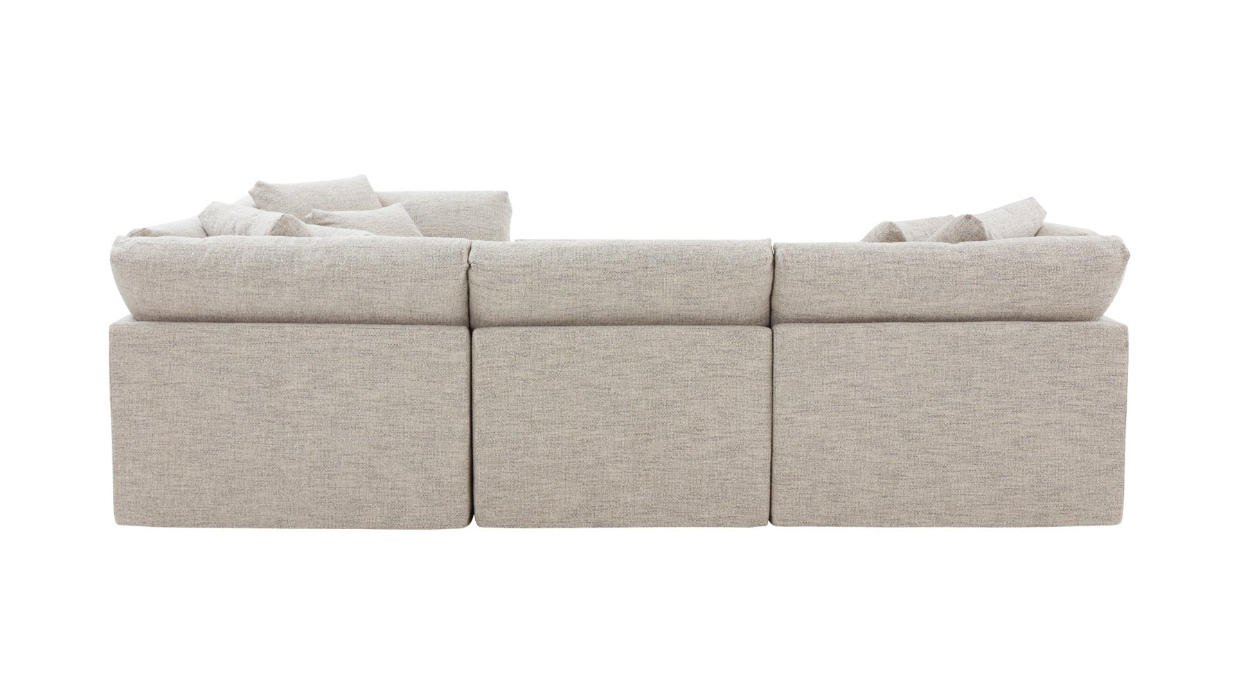 Get Together™ 4-Piece Modular Sectional Closed, Large, Oatmeal - Image 10