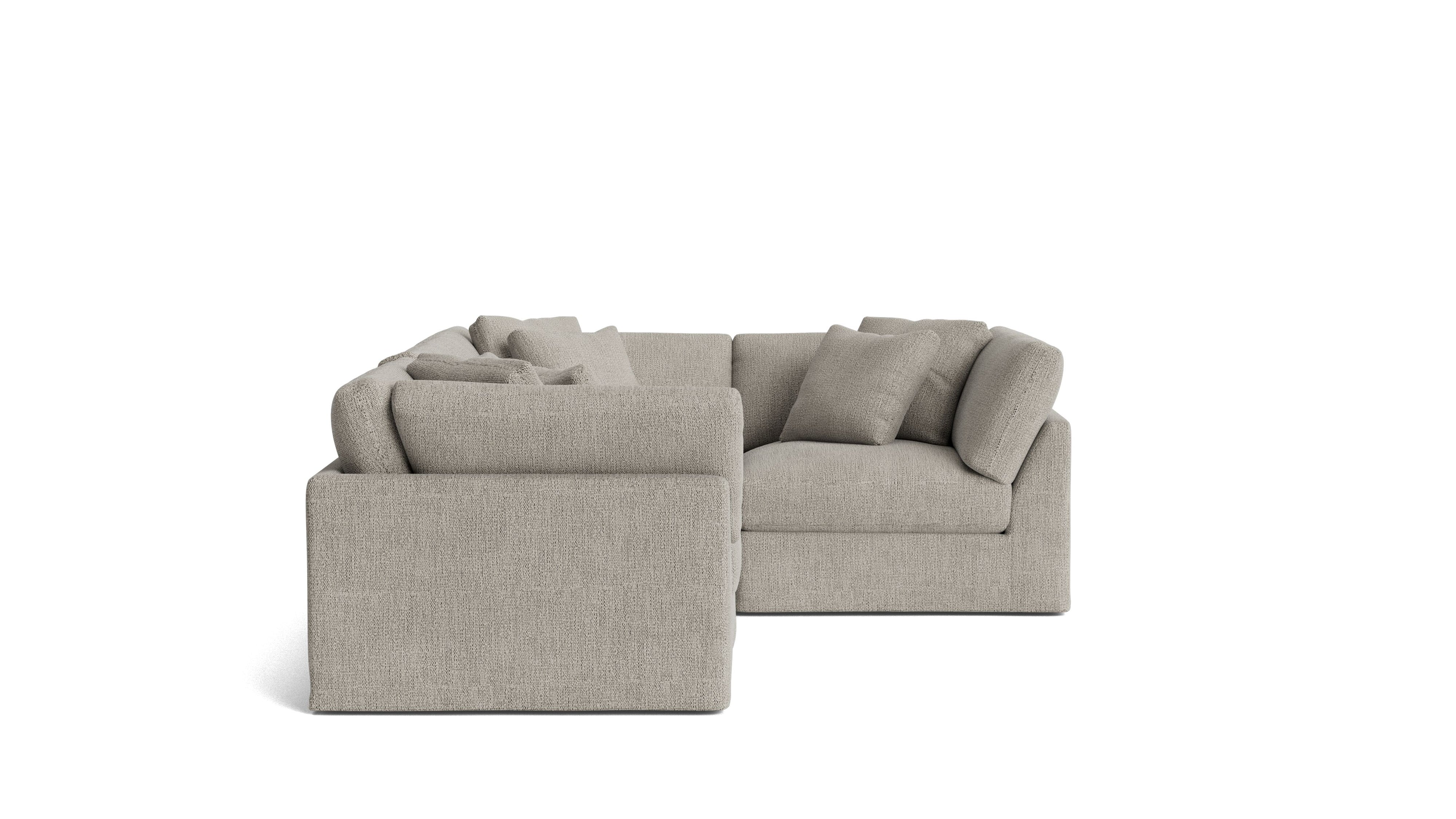 Get Together™ 4 - Piece Modular Sectional Closed, Large, Oatmeal - Sundays Company CanadaSEC-YJ-040-007