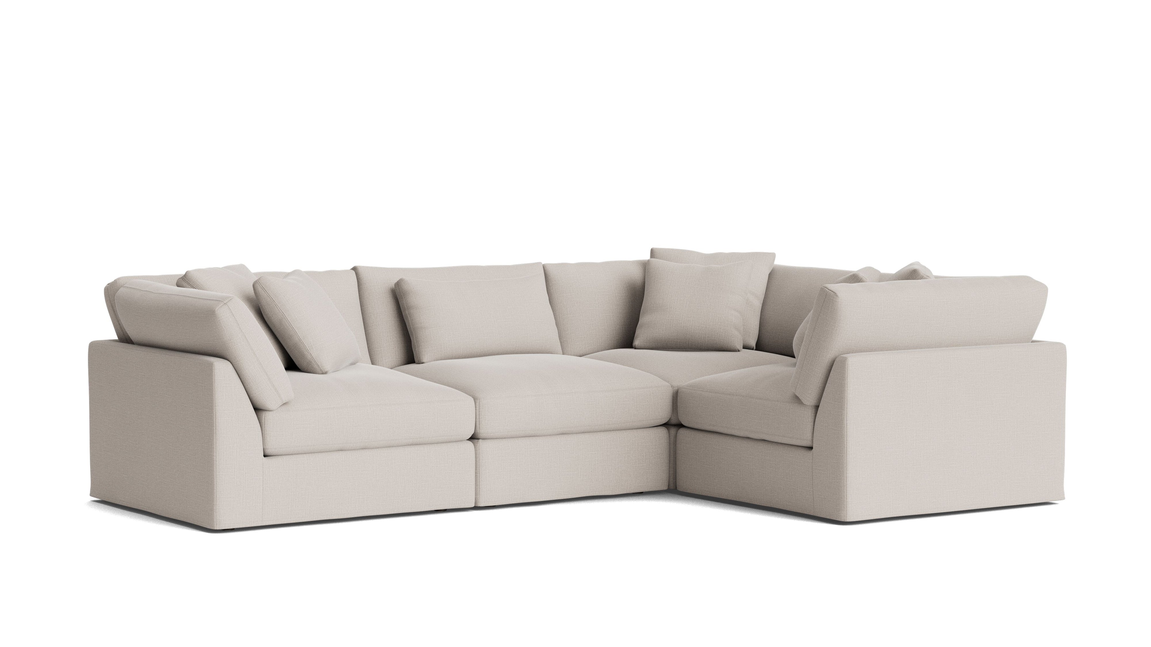 Get Together™ 4 - Piece Modular Sectional Closed, Large, Clay - Sundays Company CanadaSEC-YJ-040-015