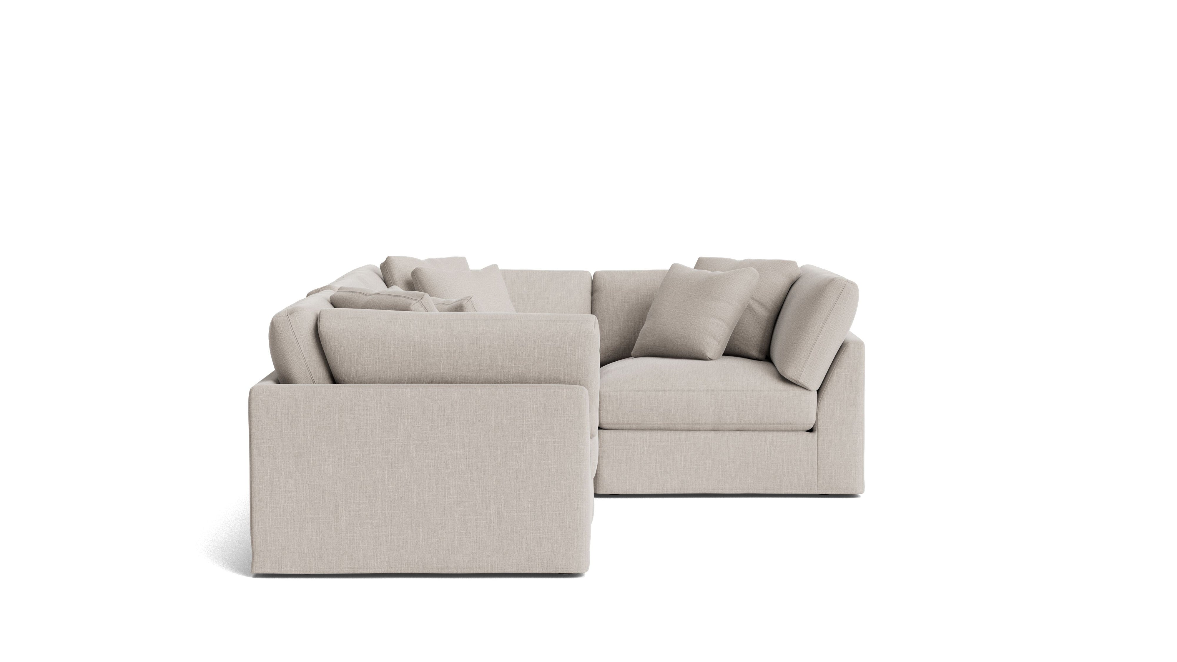 Get Together™ 4 - Piece Modular Sectional Closed, Large, Clay - Sundays Company CanadaSEC-YJ-040-015