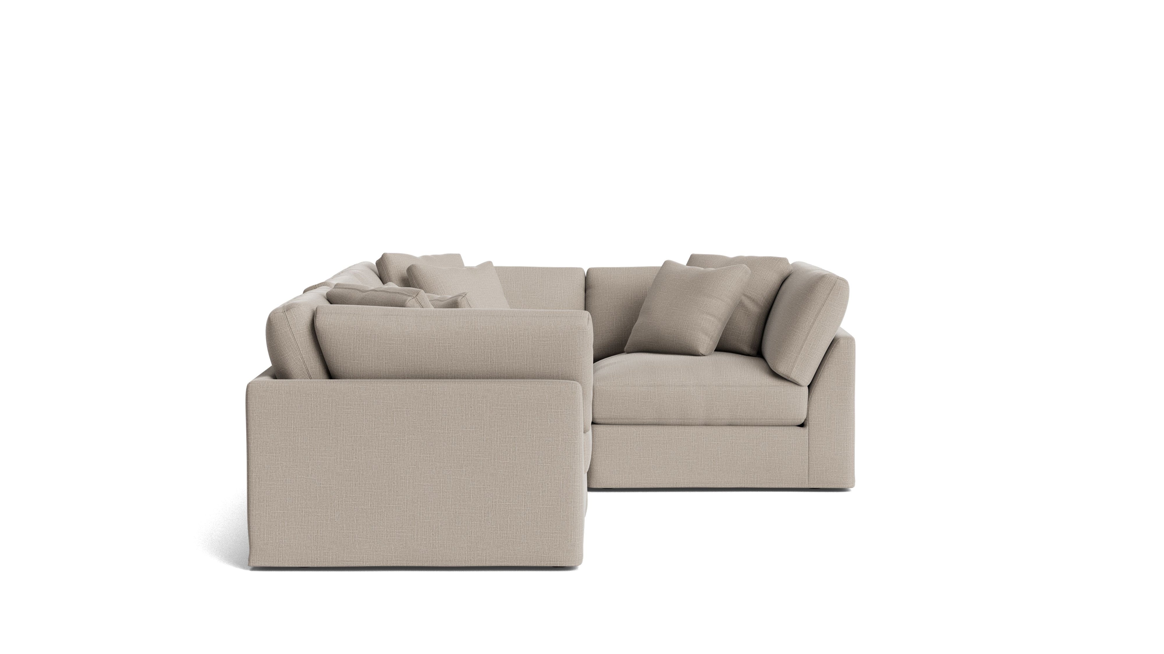 Get Together™ 4 - Piece Modular Sectional Closed, Large, Light Pebble - Sundays Company CanadaSEC-YJ-040-029