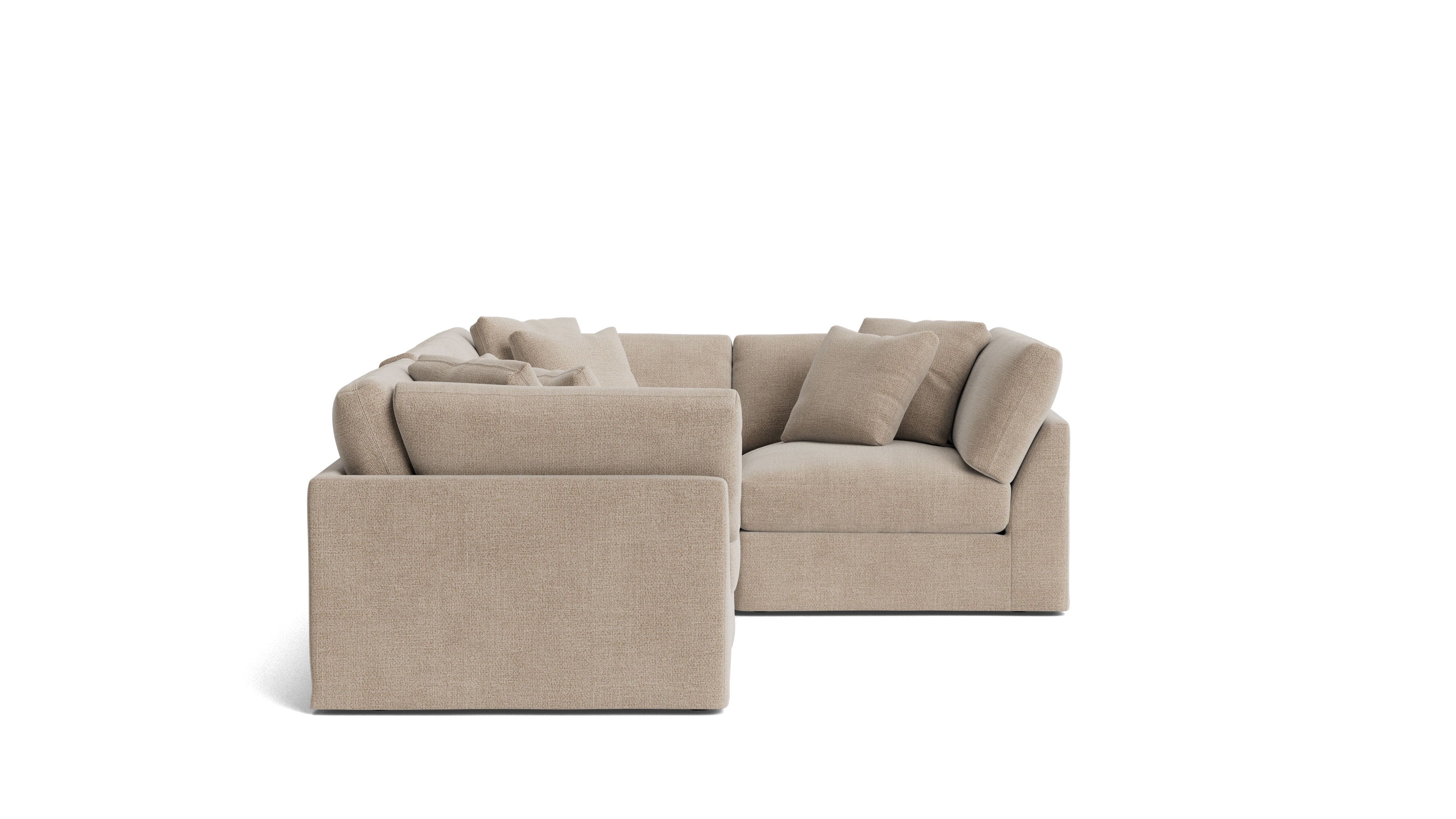 Get Together™ 4 - Piece Modular Sectional Closed, Large, Champagne - Sundays Company CanadaSEC-YJ-040-041