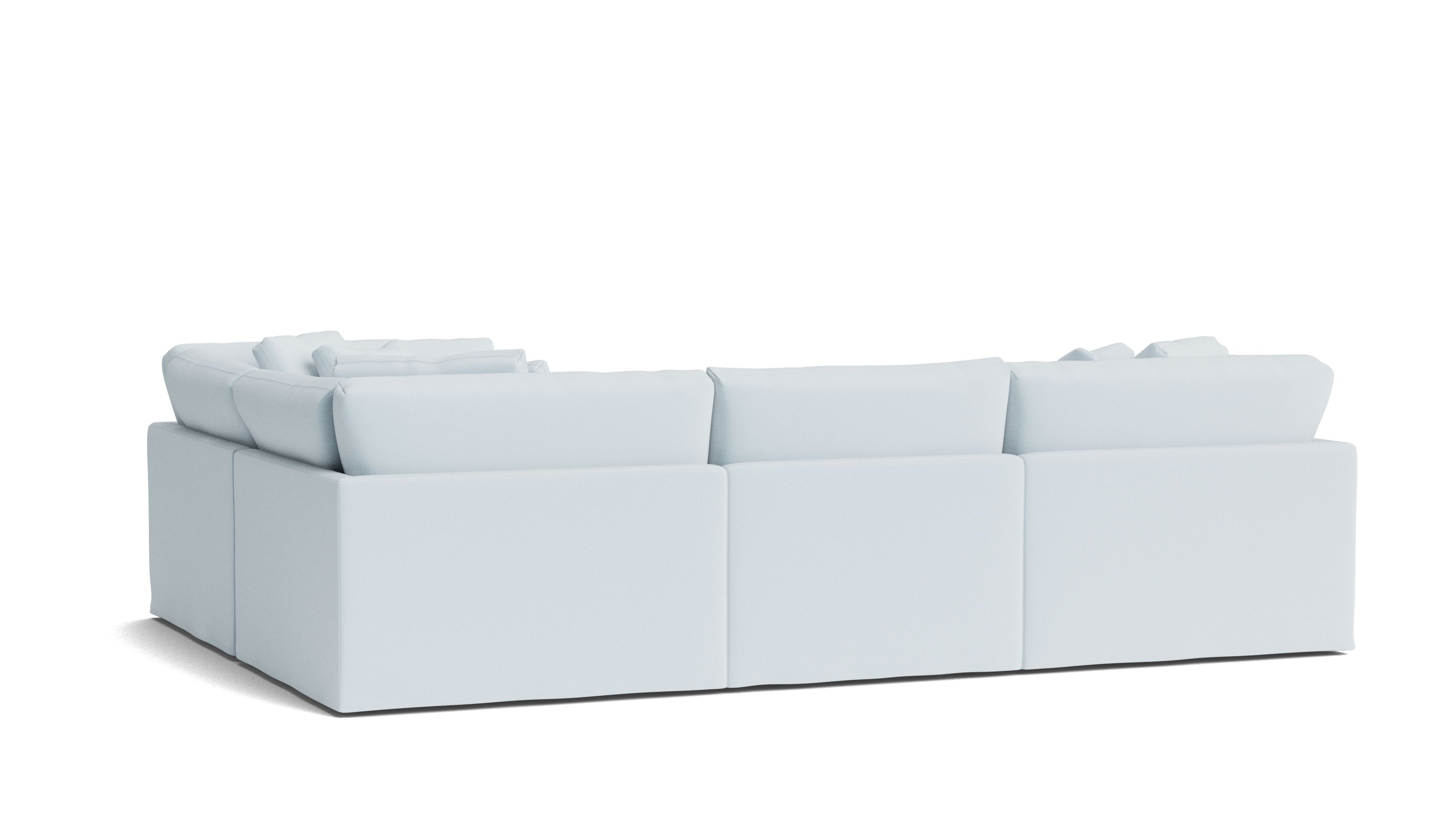 Get Together™ 4-Piece Modular Sectional Closed, Large, Cove