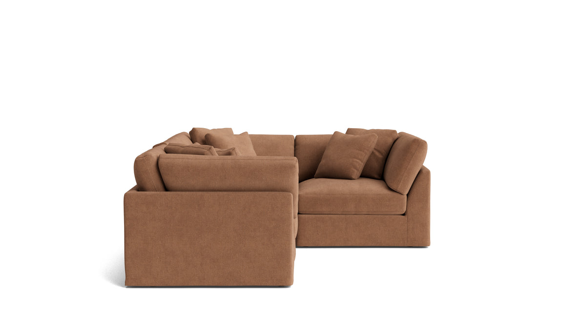 Get Together™ 4-Piece Modular Sectional Closed, Large, Spice — alternate view