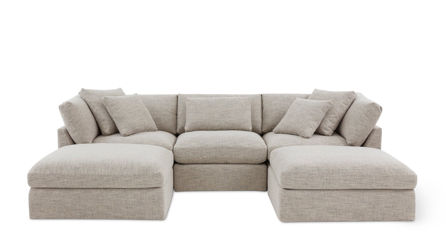 Get Together™ 5-Piece Modular U-Shaped Sectional, Standard, Oatmeal_image