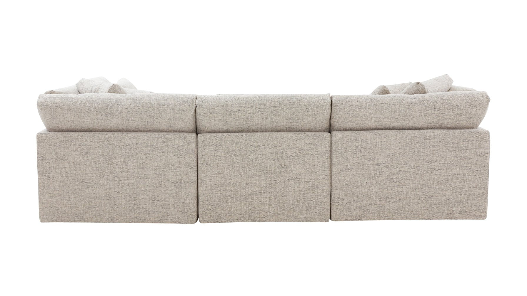 Get Together™ 5-Piece Modular U-Shaped Sectional, Standard, Oatmeal - Image 9