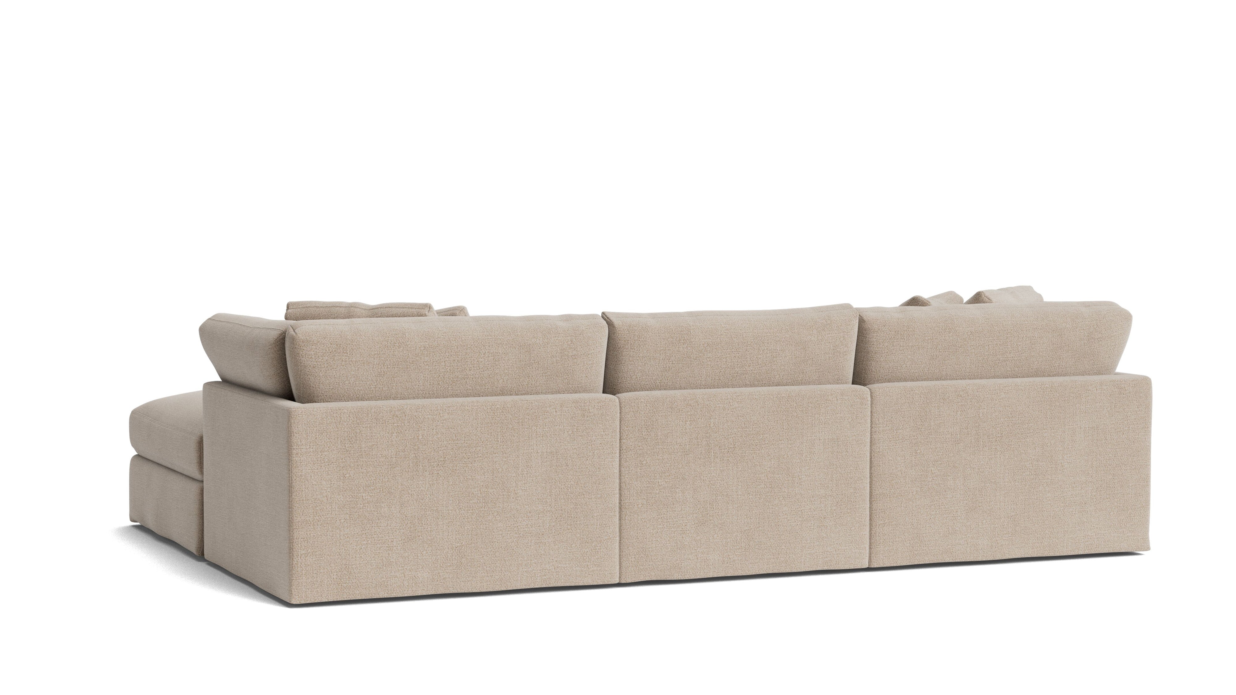 Get Together™ 5 - Piece Modular U - Shaped Sectional, Large, Champagne - Sundays Company CanadaSEC-YJ-041-041