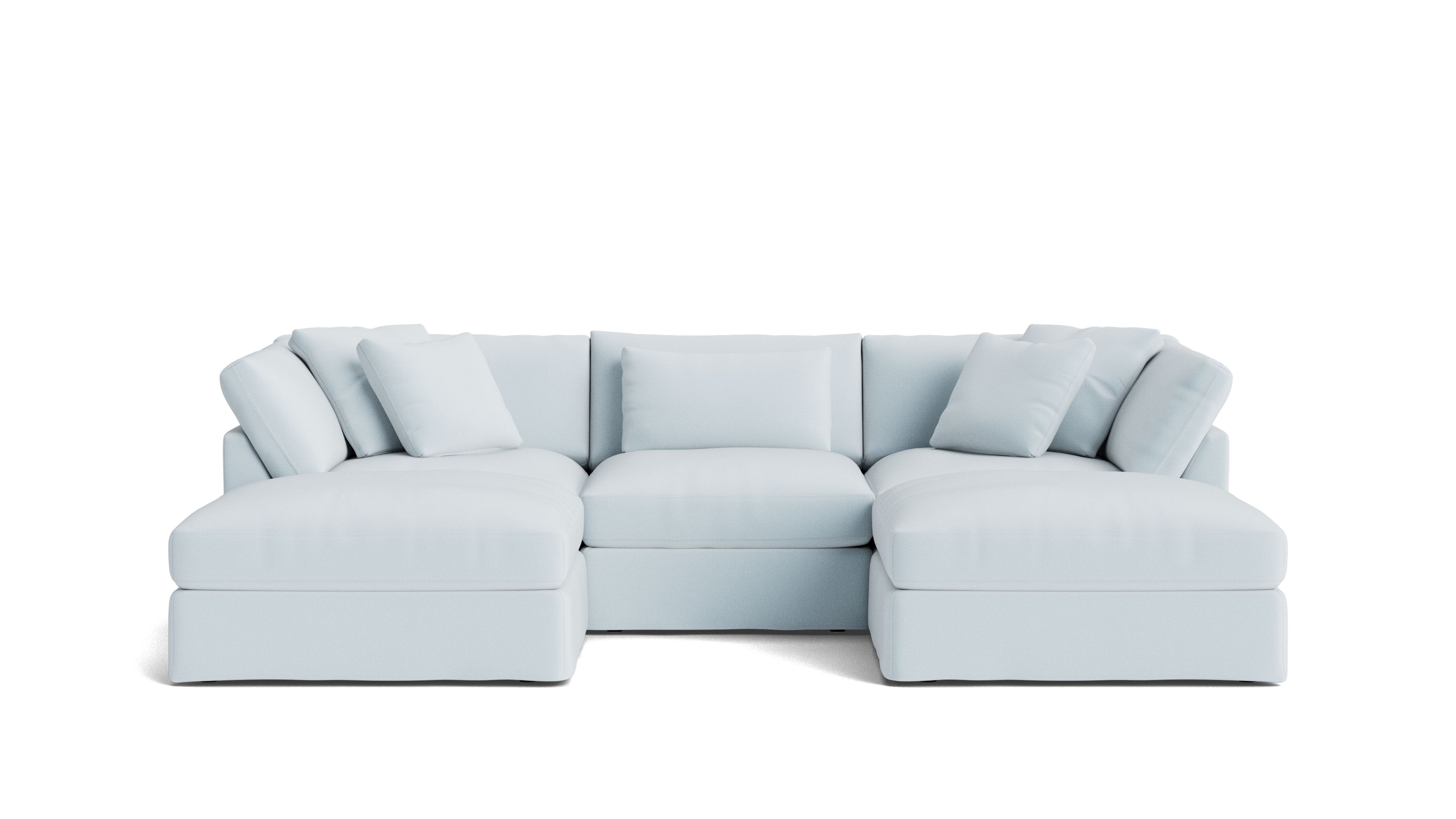 Get Together™ 5-Piece Modular U-Shaped Sectional, Large, Cove