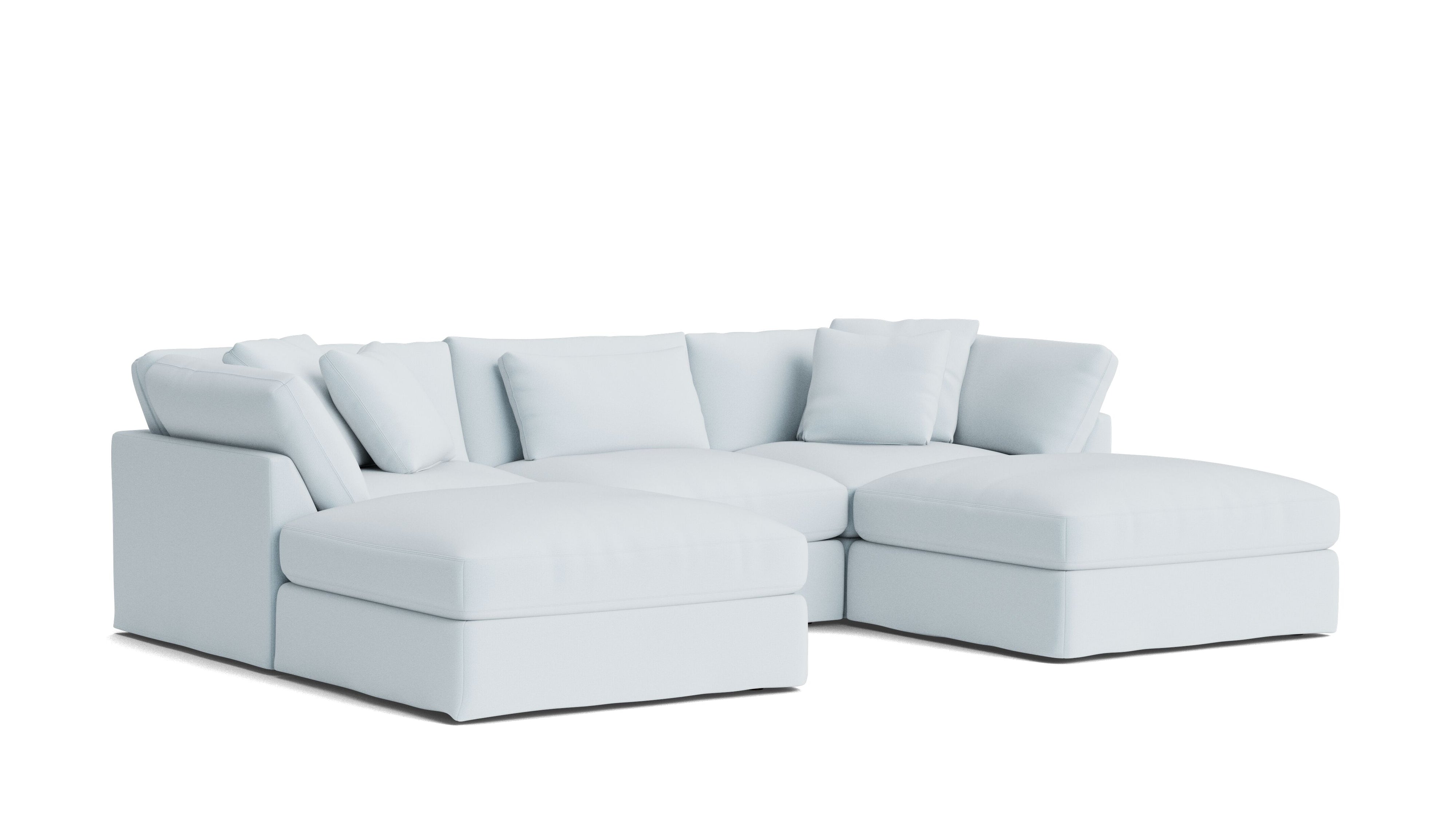 Get Together™ 5-Piece Modular U-Shaped Sectional, Large, Cove