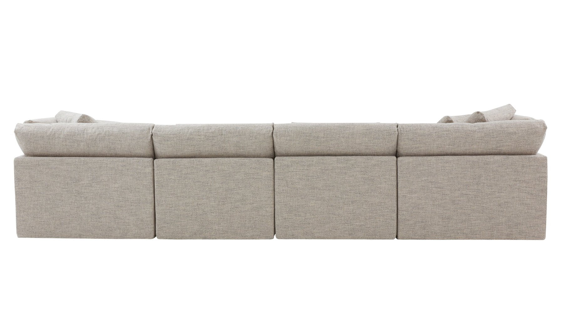 Get Together™ 6-Piece Modular U-Shaped Sectional, Large, Oatmeal - Image 10