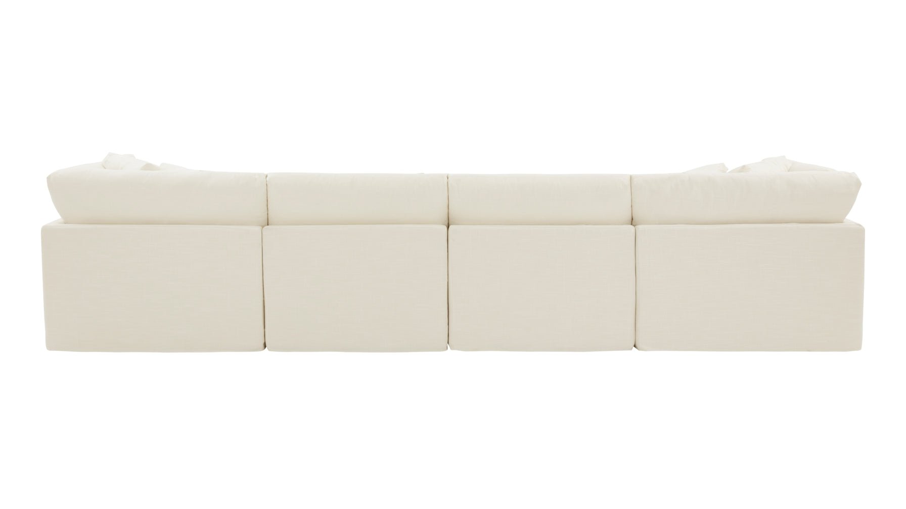 Get Together™ 6-Piece Modular U-Shaped Sectional, Large, Cream Linen - Image 9