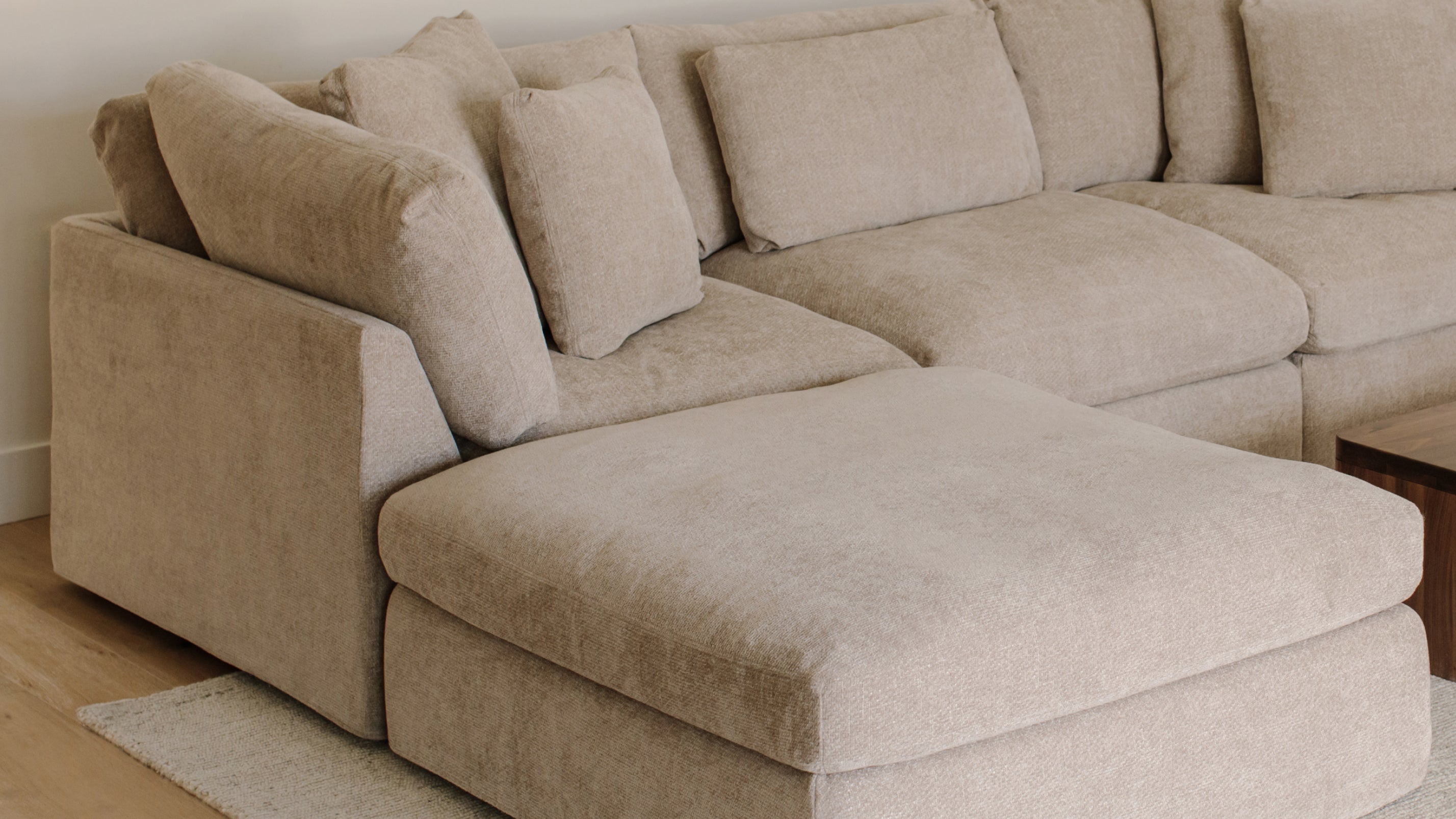 Get Together™ 6-Piece Modular U-Shaped Sectional, Large, Champagne