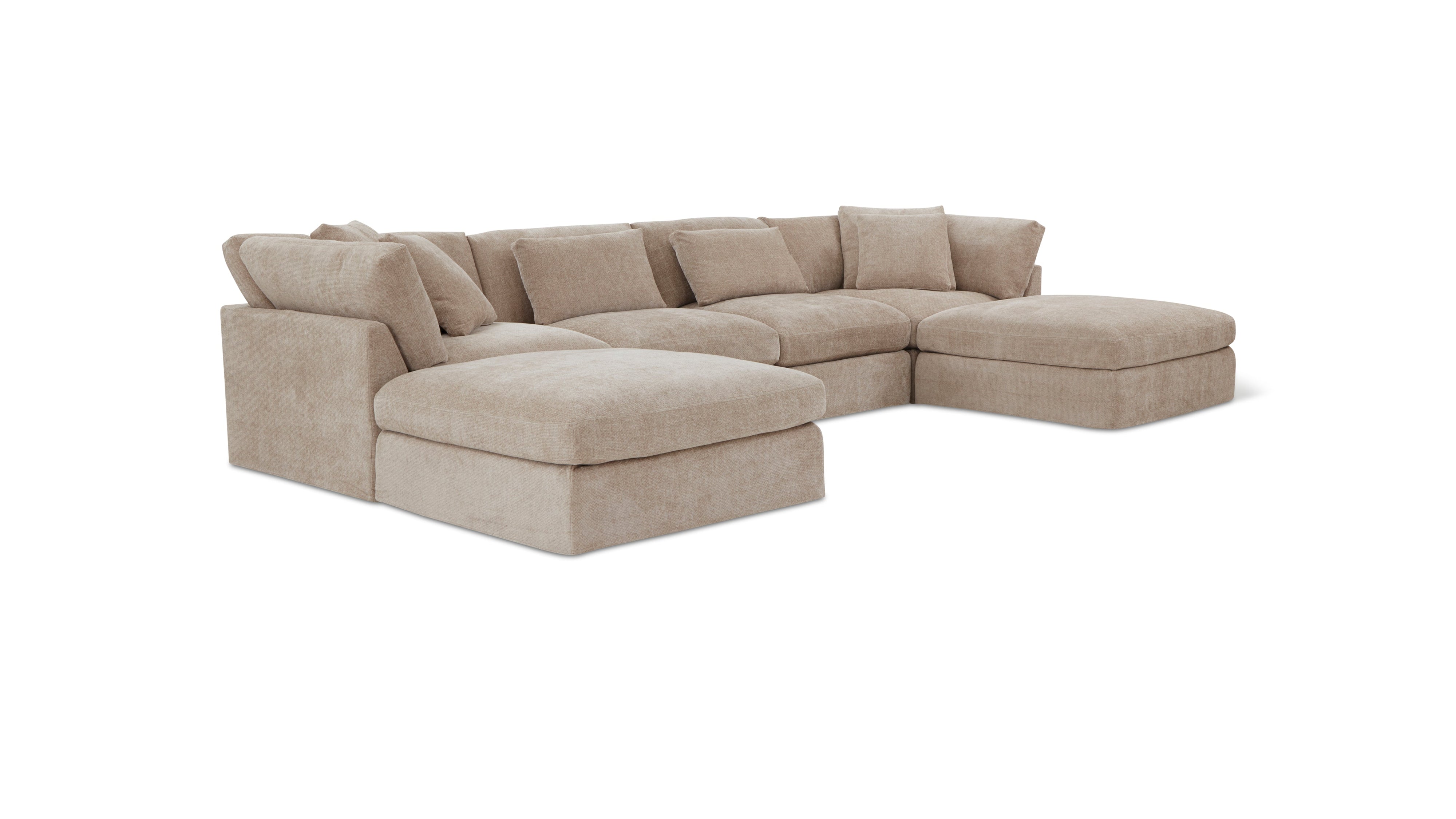 Get Together™ 6-Piece Modular U-Shaped Sectional, Large, Champagne - Image 11