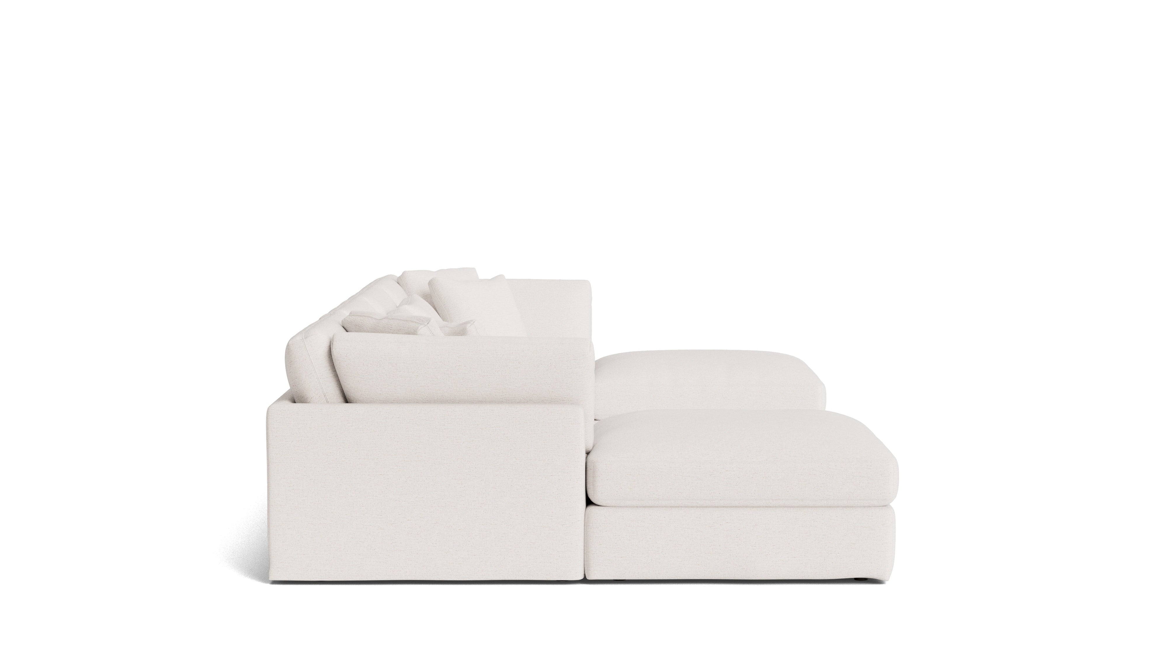 Get Together™ 6-Piece Modular U-Shaped Sectional, Large, Nomad Snow