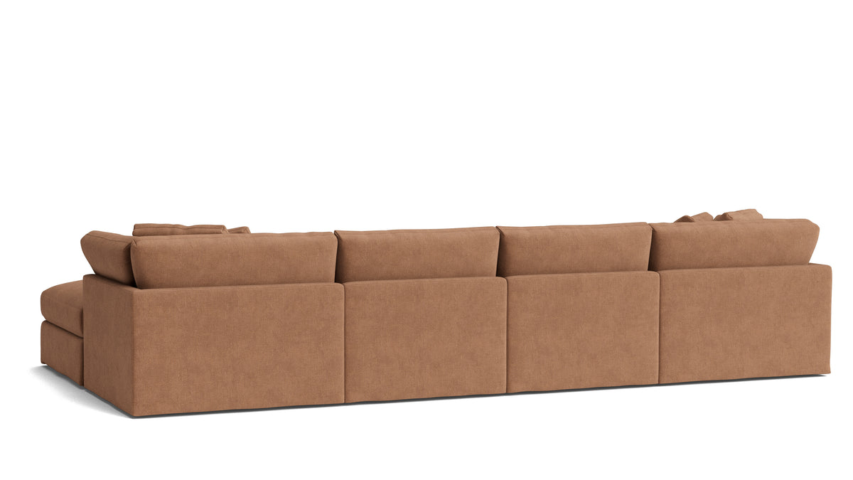 Get Together™ 6-Piece Modular U-Shaped Sectional, Large, Spice — alternate view