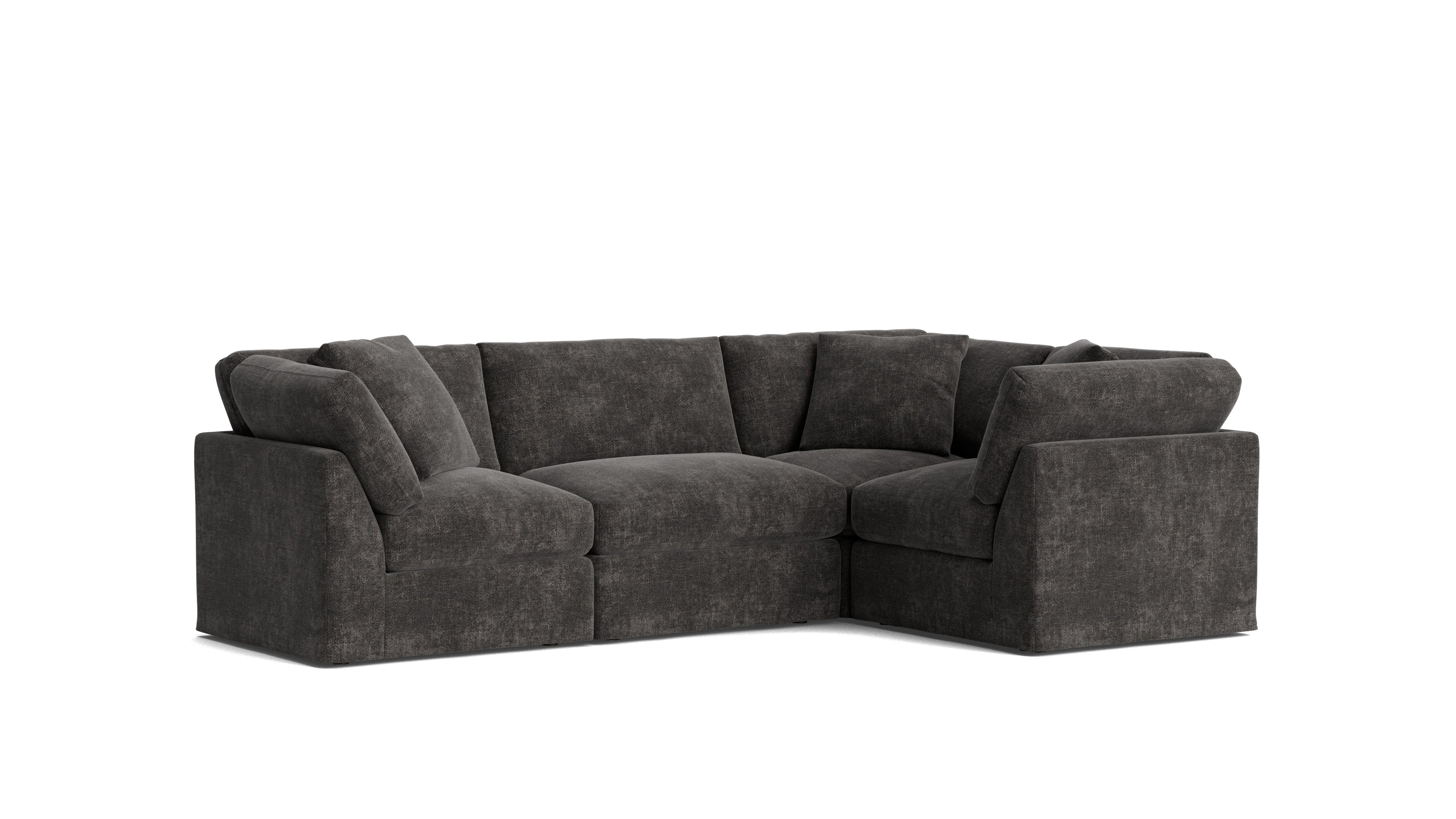 Get Together™ 4 - Piece Modular Sectional Closed, Standard, Truffle - Sundays Company CanadaSEC-YJ-043-003