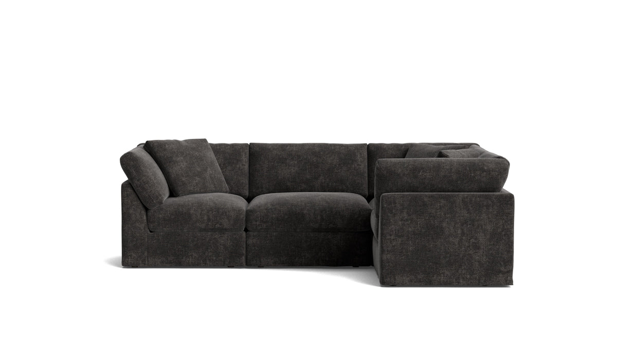 Get Together™ 4-Piece Modular Sectional Closed, Standard, Truffle