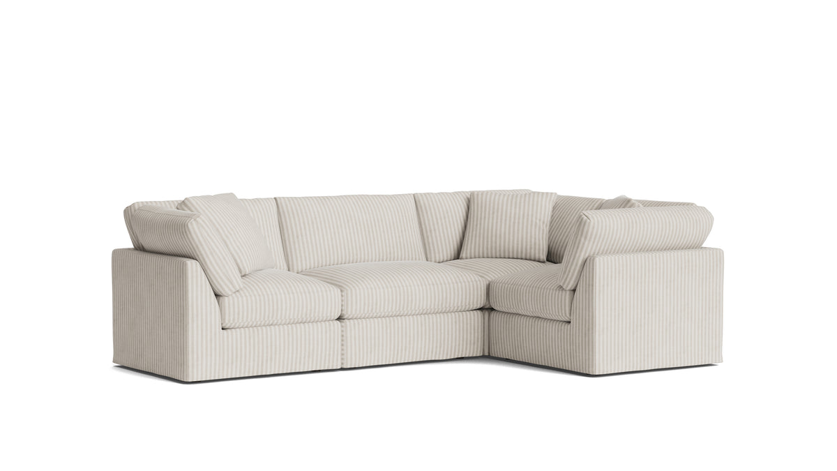 Get Together™ 4-Piece Modular Sectional Closed, Standard, Newport Stripe — alternate view