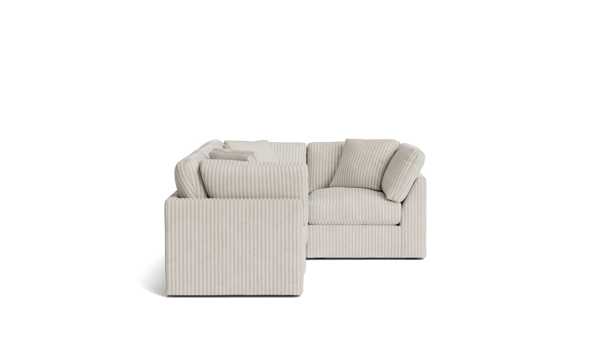 Get Together™ 4-Piece Modular Sectional Closed, Standard, Newport Stripe — alternate view