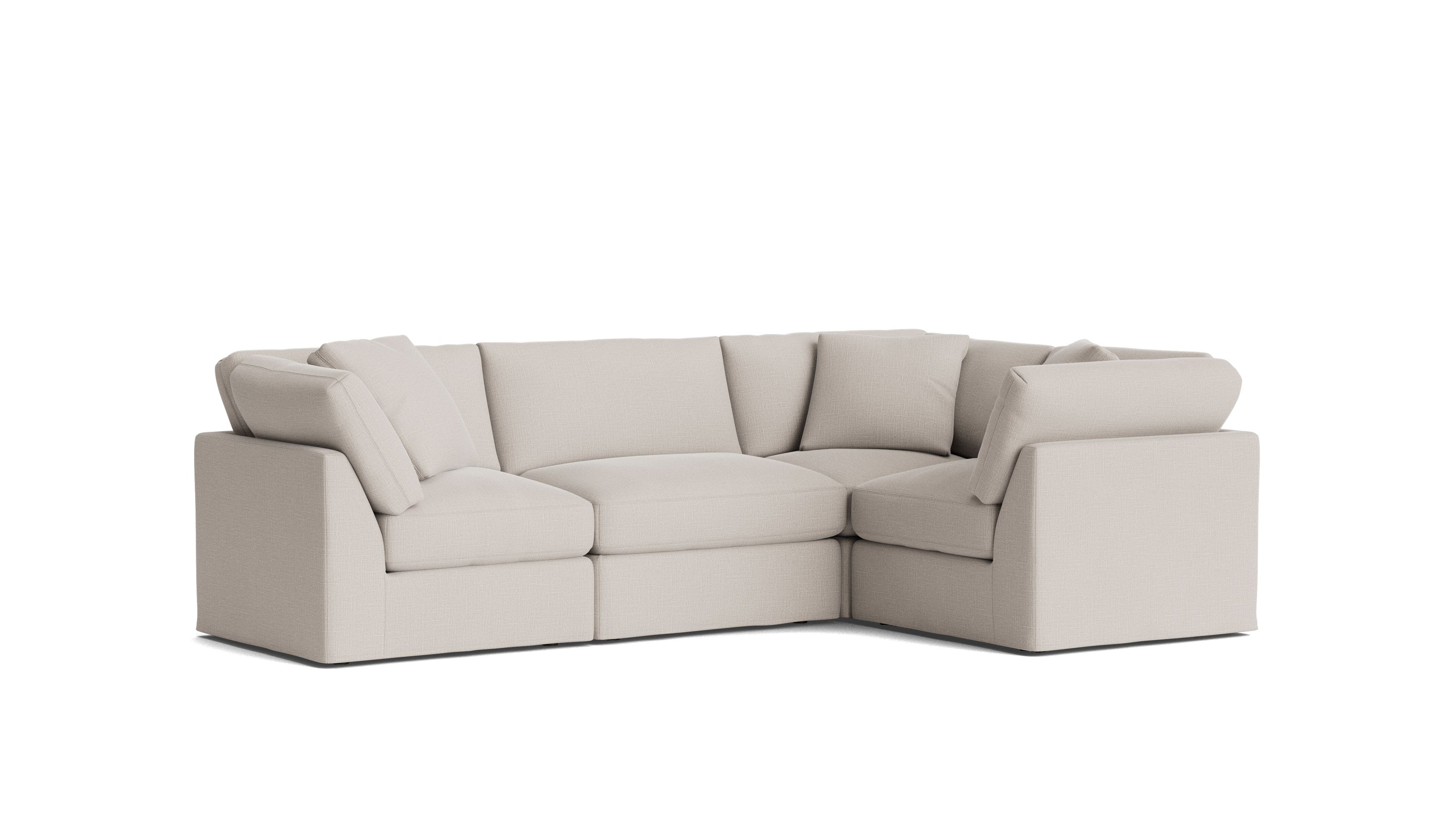 Get Together™ 4 - Piece Modular Sectional Closed, Standard, Clay - Sundays Company CanadaSEC-YJ-043-015