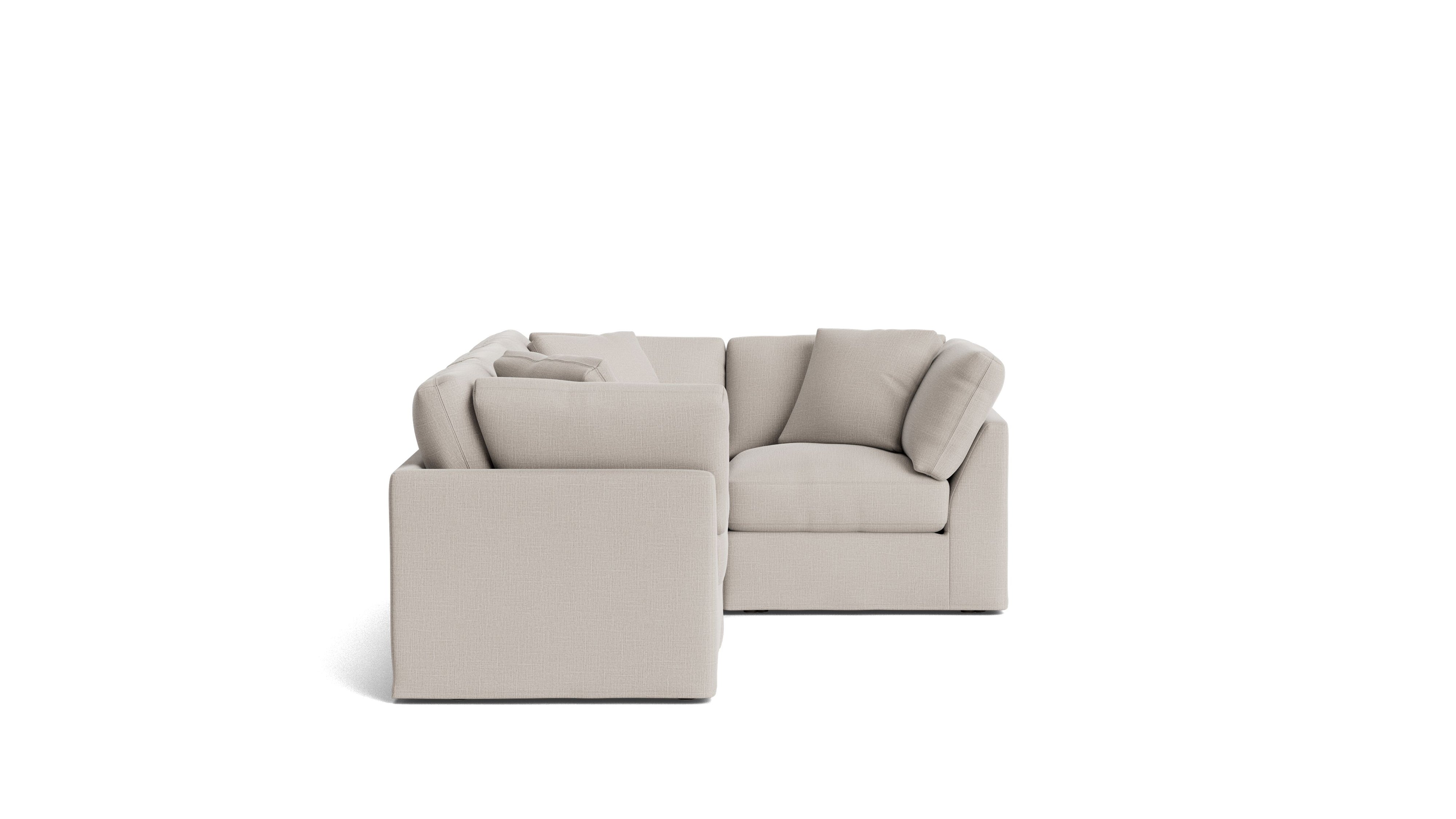 Get Together™ 4 - Piece Modular Sectional Closed, Standard, Clay - Sundays Company CanadaSEC-YJ-043-015
