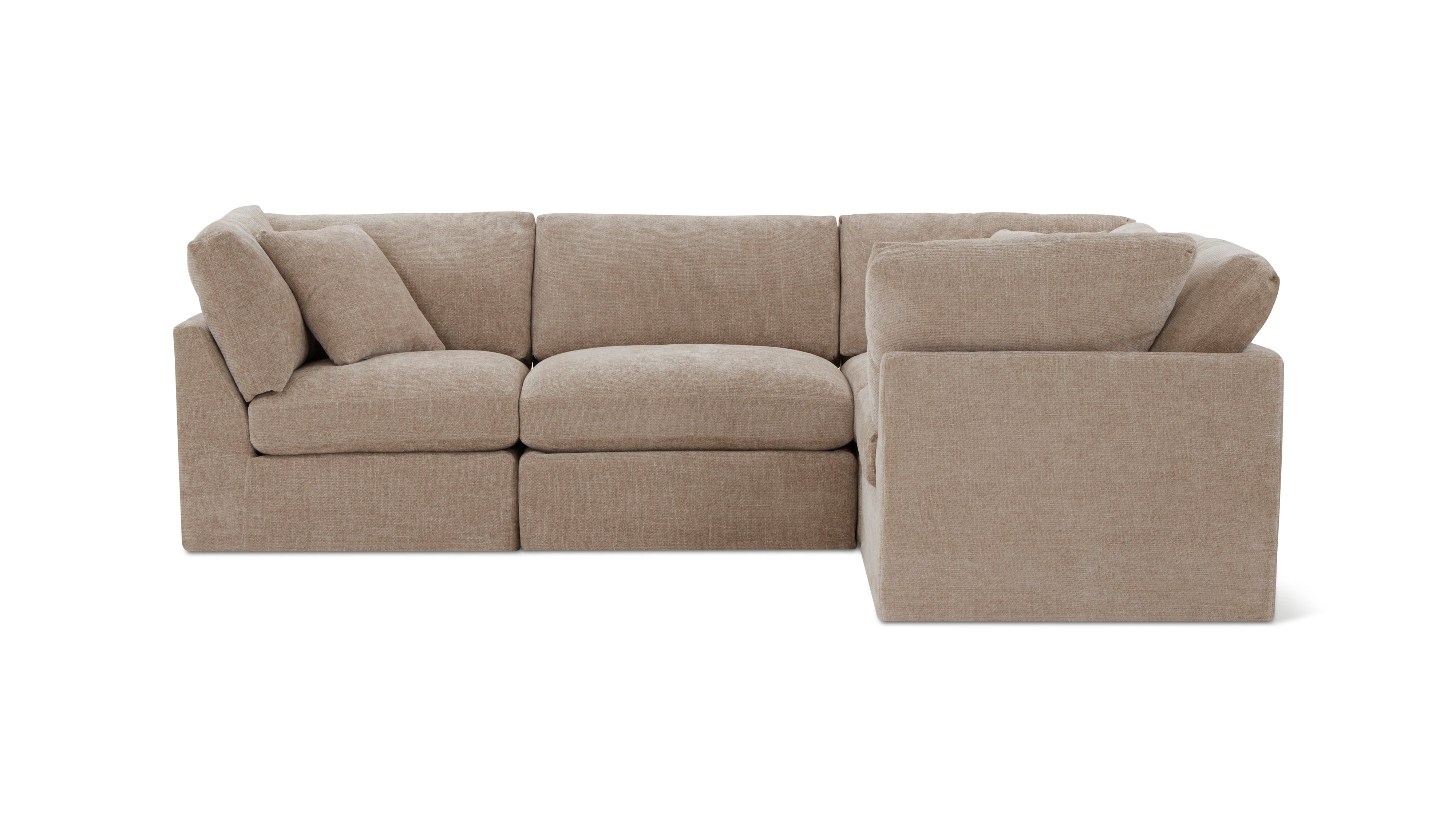 Get Together™ 4-Piece Modular Sectional Closed, Standard, Champagne - Image 1