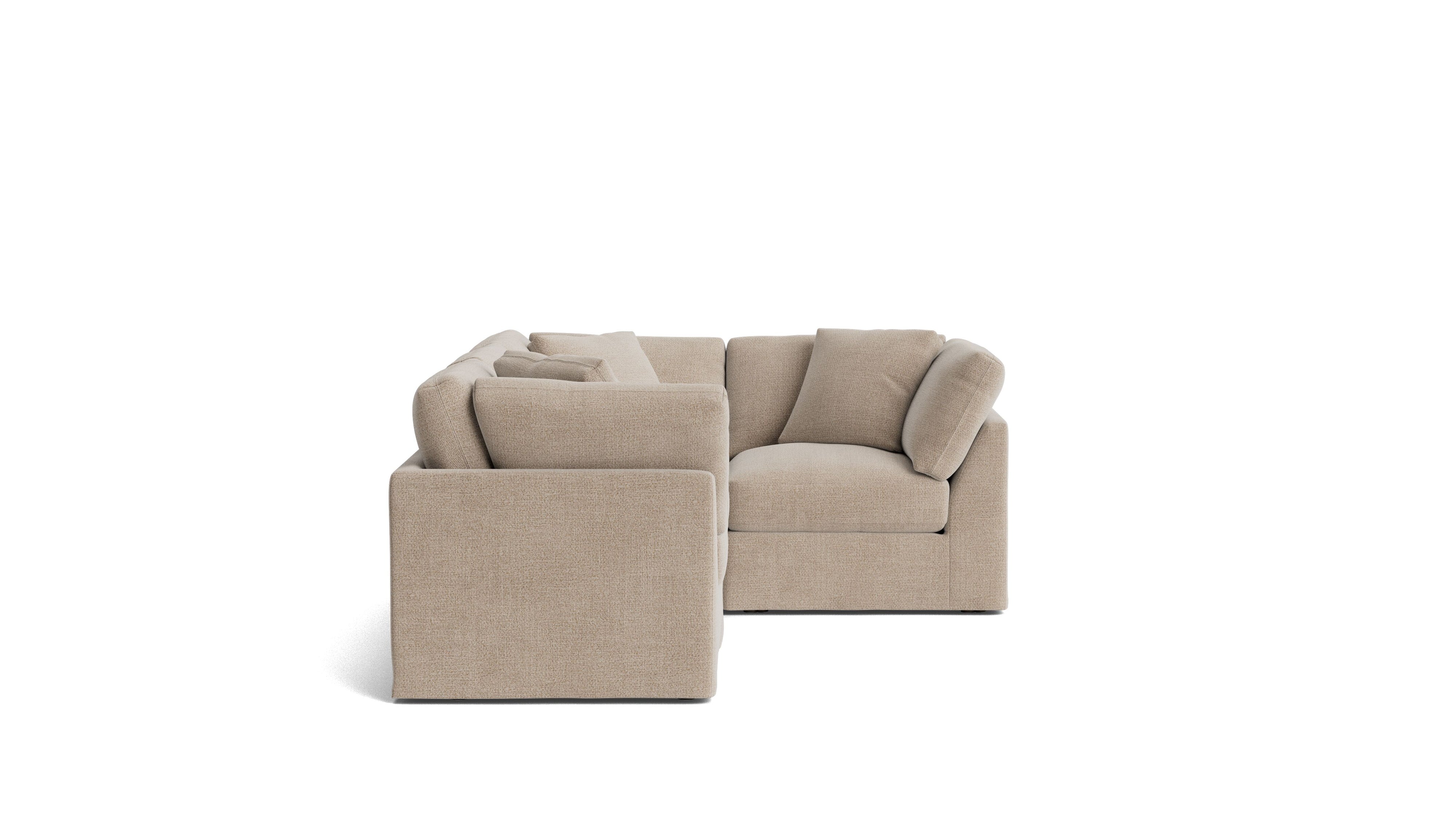 Get Together™ 4 - Piece Modular Sectional Closed, Standard, Champagne - Sundays Company CanadaSEC-YJ-043-041