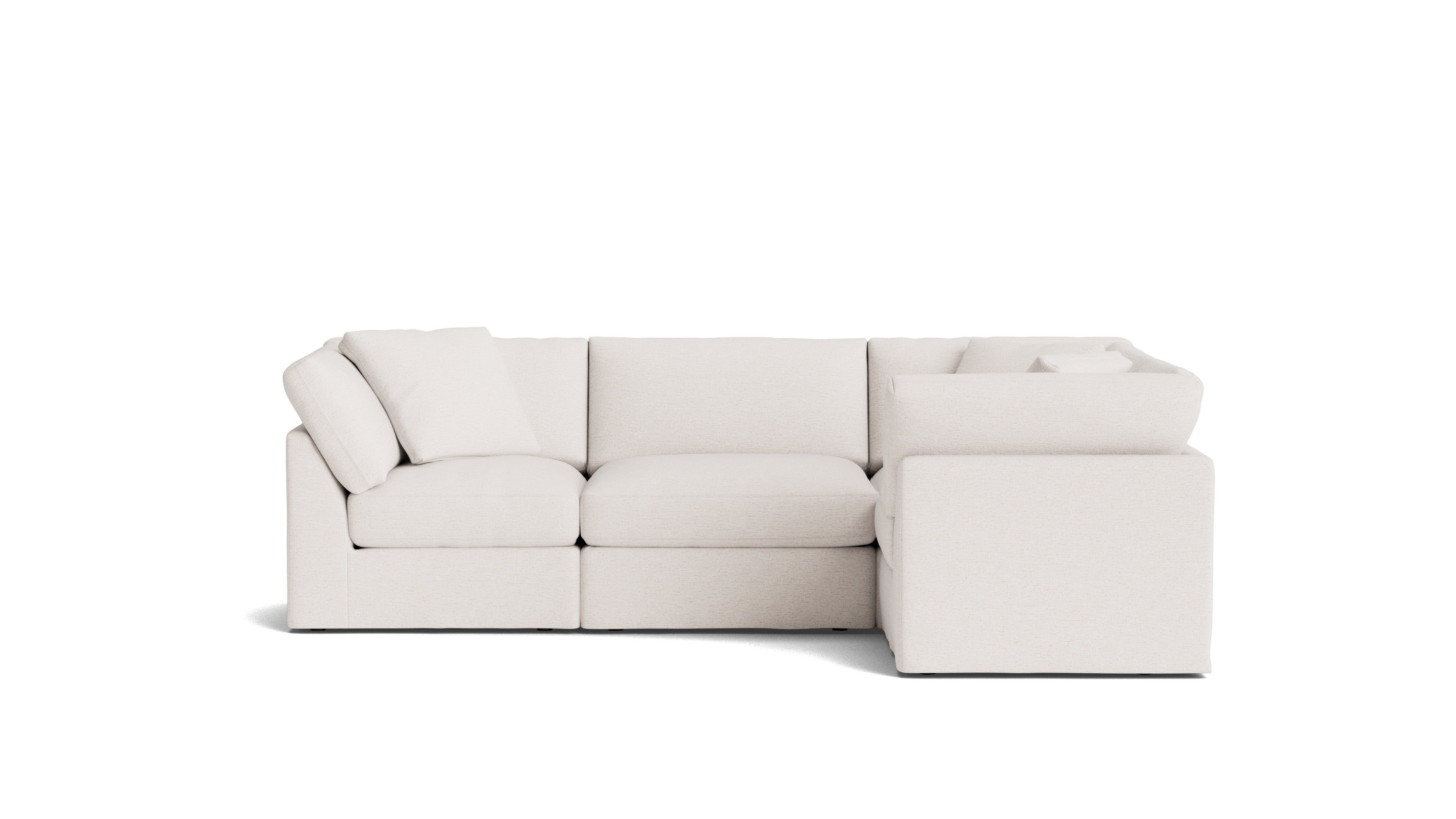 Get Together™ 4-Piece Modular Sectional Closed, Standard, Nomad Snow