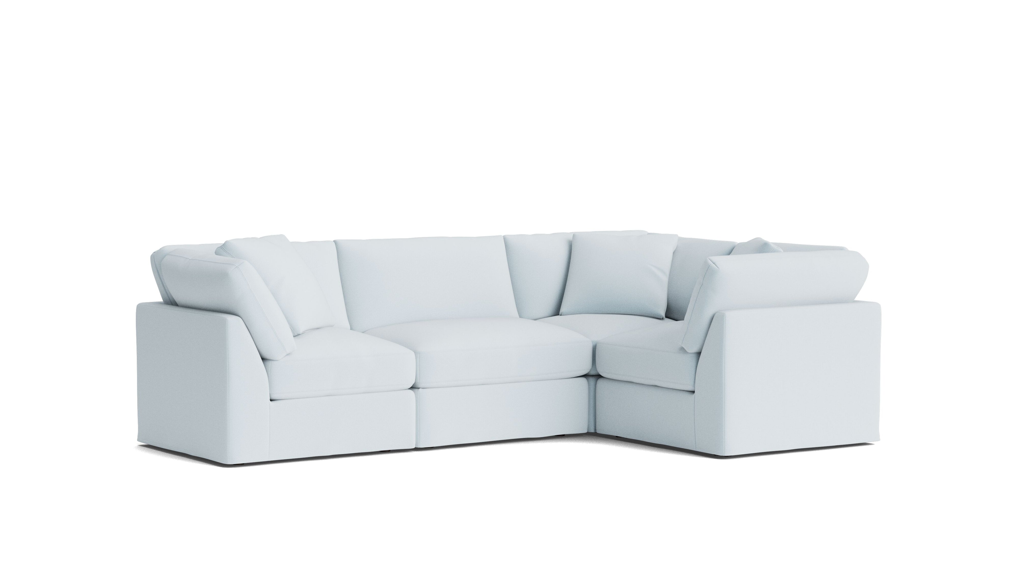 Get Together™ 4-Piece Modular Sectional Closed, Standard, Cove