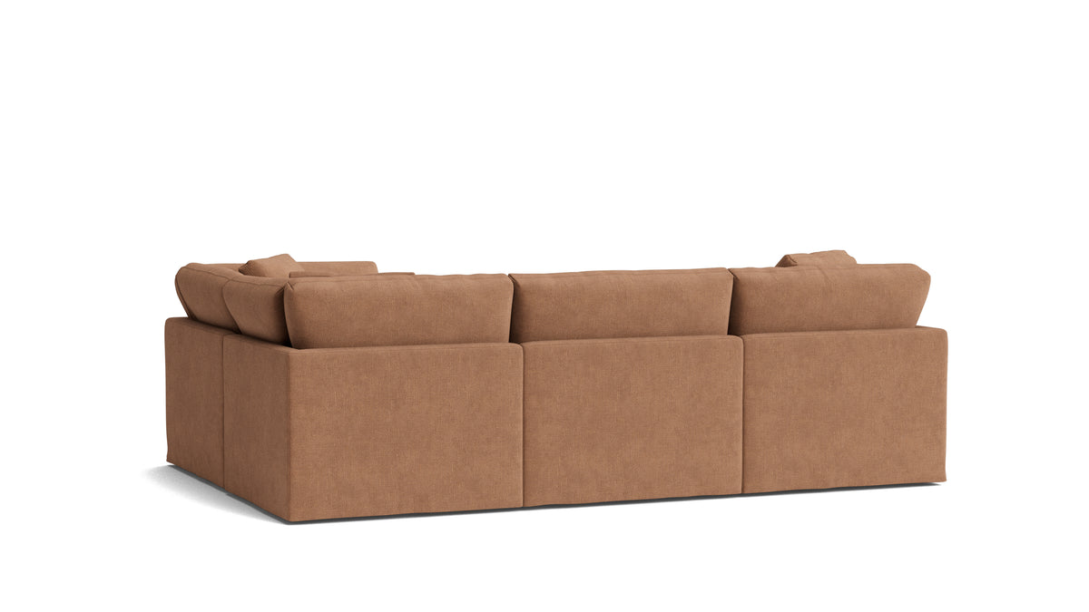 Get Together™ 4-Piece Modular Sectional Closed, Standard, Spice — alternate view