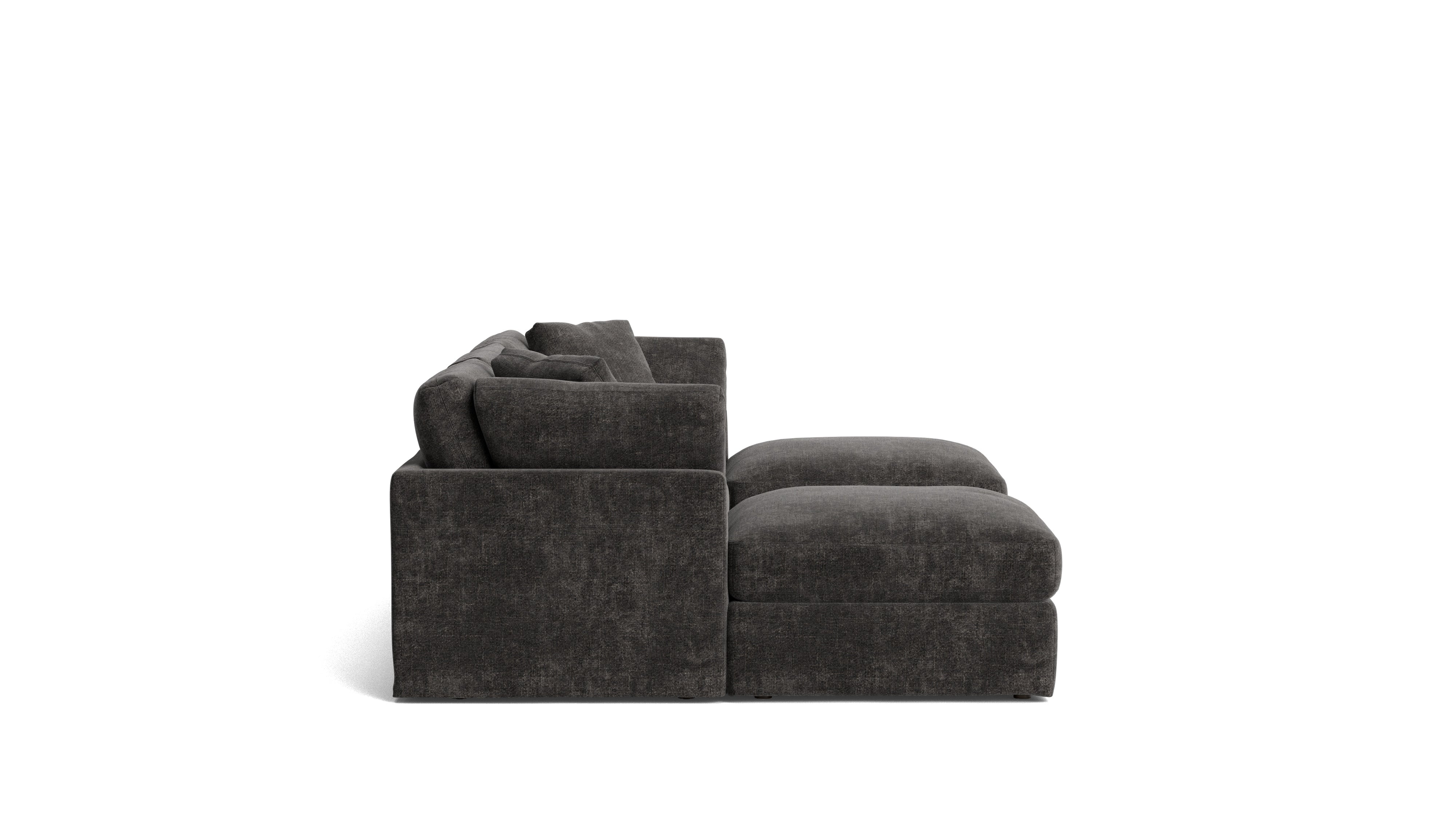 Get Together™ 5 - Piece Modular U - Shaped Sectional, Standard, Truffle - Sundays Company CanadaSEC-YJ-044-003