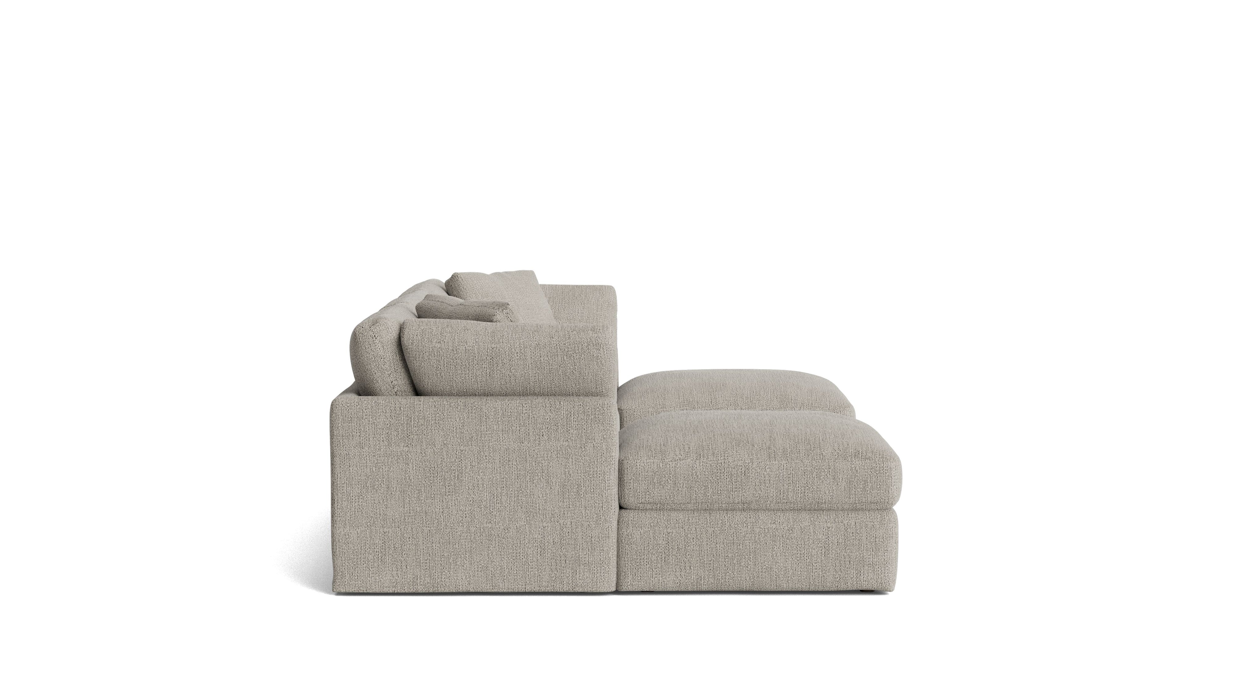 Get Together™ 5 - Piece Modular U - Shaped Sectional, Standard, Oatmeal - Sundays Company CanadaSEC-YJ-044-007