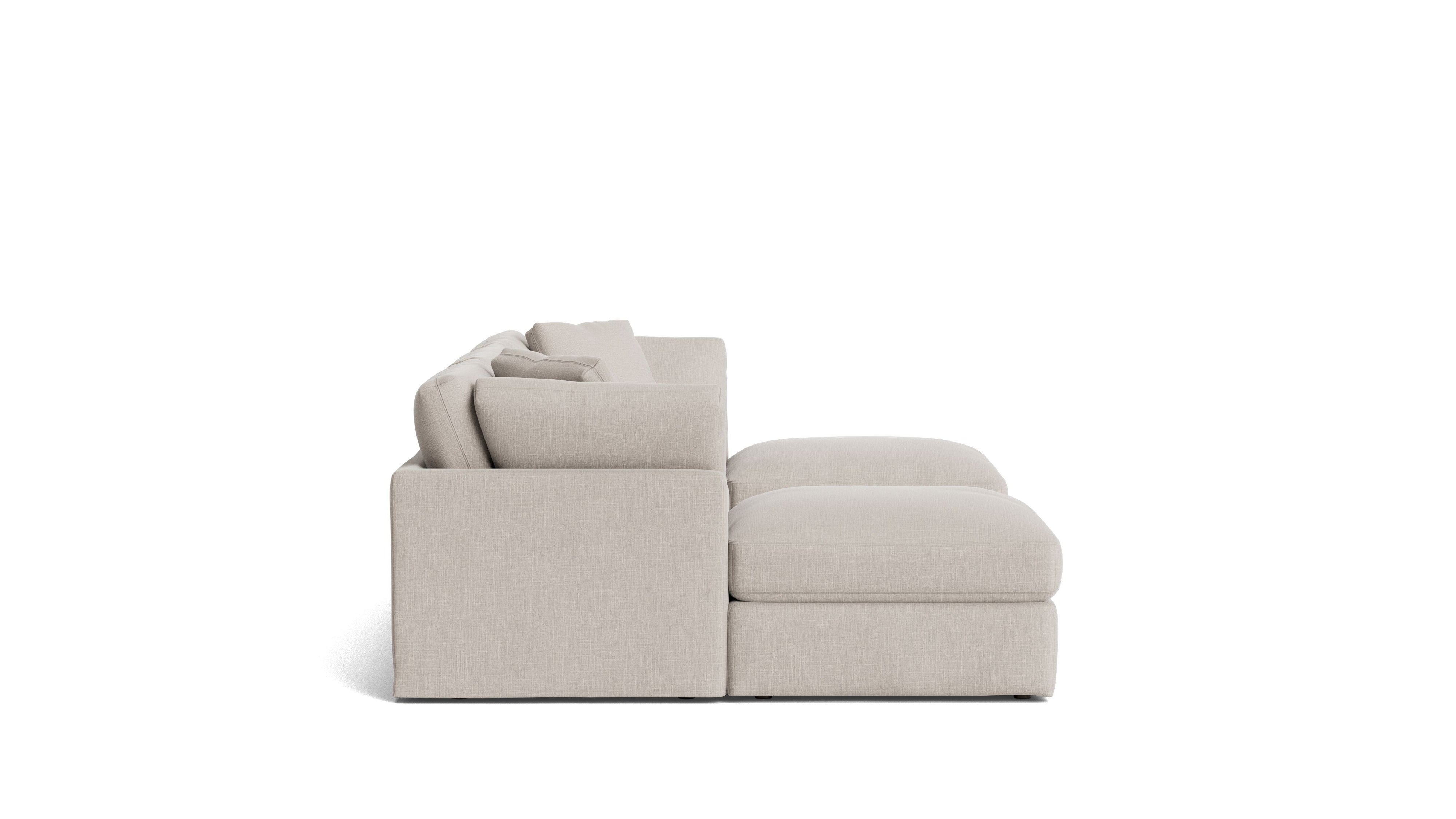 Get Together™ 5 - Piece Modular U - Shaped Sectional, Standard, Clay - Sundays Company CanadaSEC-YJ-044-015