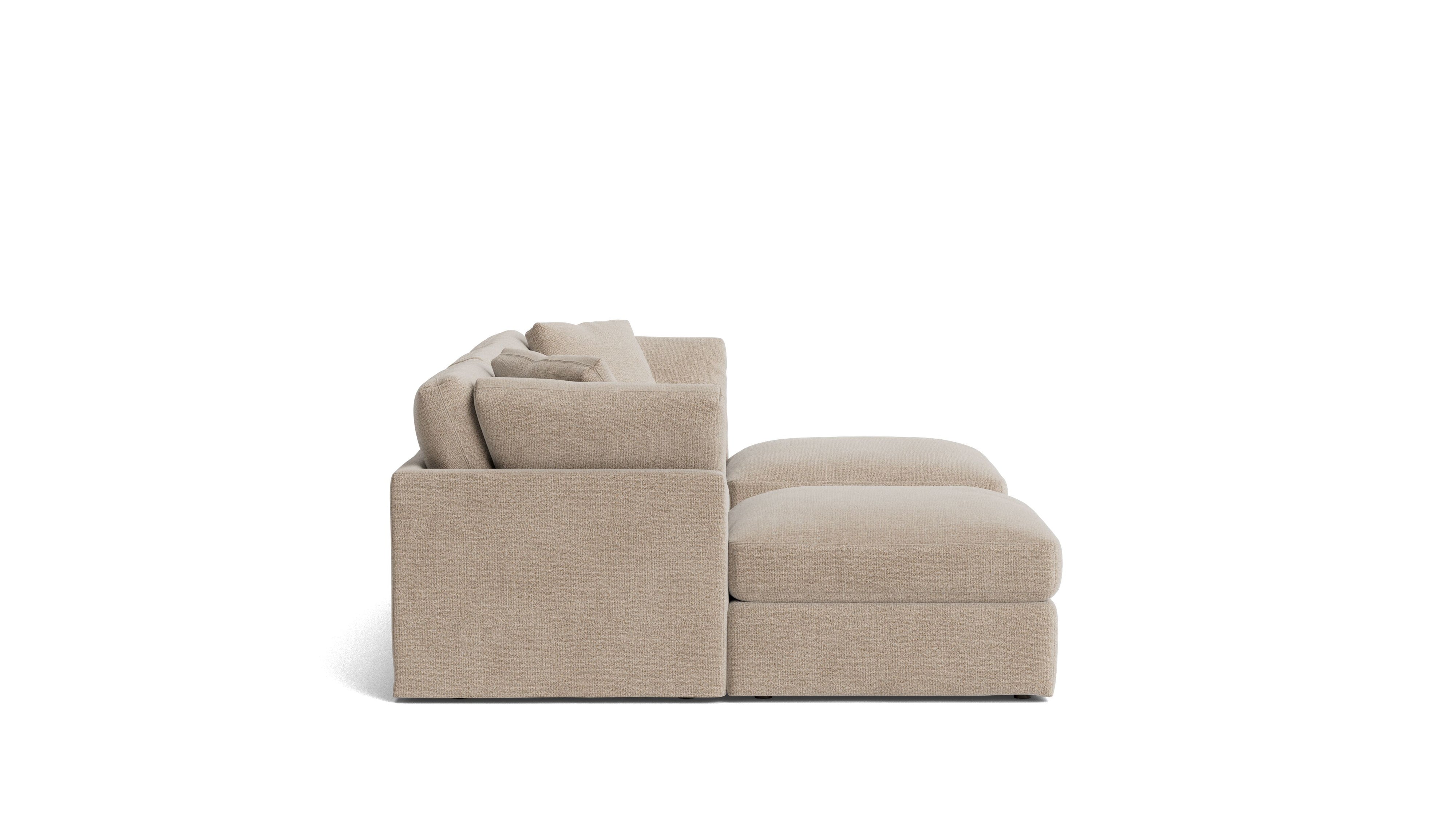 Get Together™ 5 - Piece Modular U - Shaped Sectional, Standard, Champagne - Sundays Company CanadaSEC-YJ-044-041